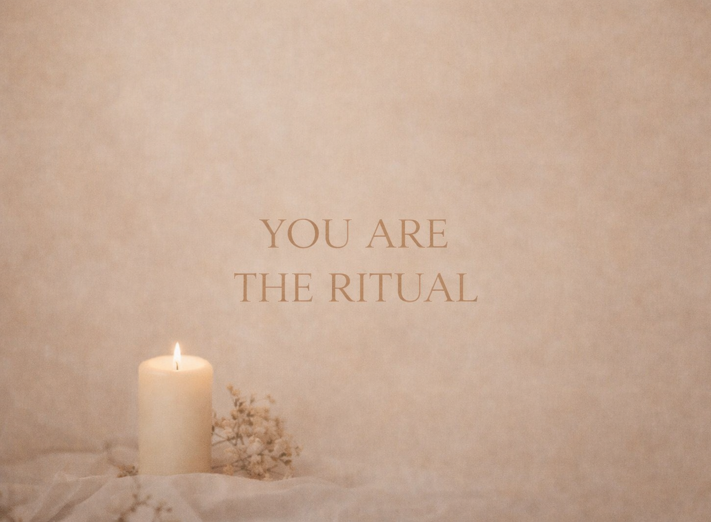 You Are the Ritual: Redefining Self-Care as Devotion