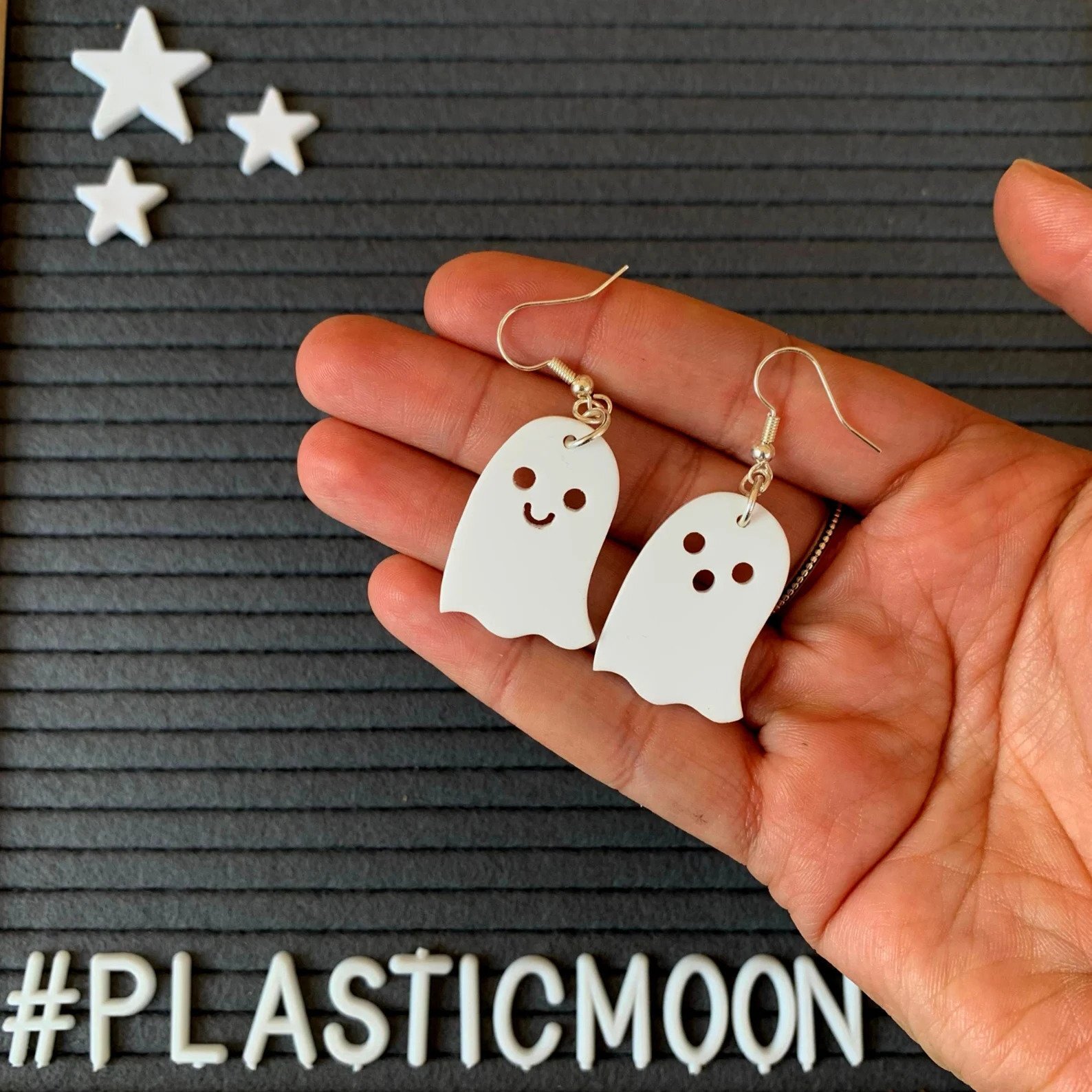 ghost acrylic earrings by PlasticMoonJewellery.jpg