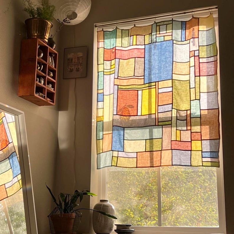 beautiful 보자기 bojagi (pojagi) curtains to adorn your windows