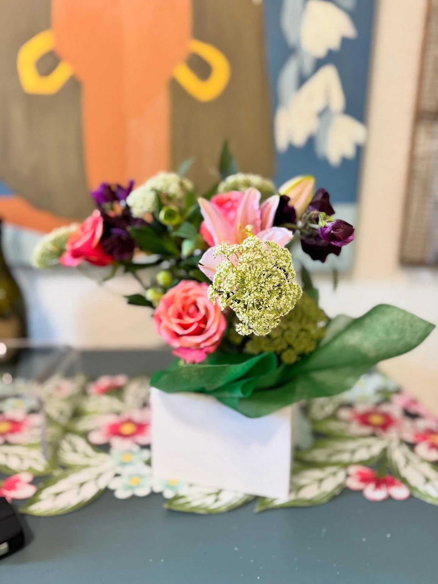 Back in the studio and flowerin&rsquo; around!  Lots of gorgeous stems are going out the door this week so you have been warned - photo bombing coming!  #wedecorateyoucelebrate #sandandlavender #weloveflowers