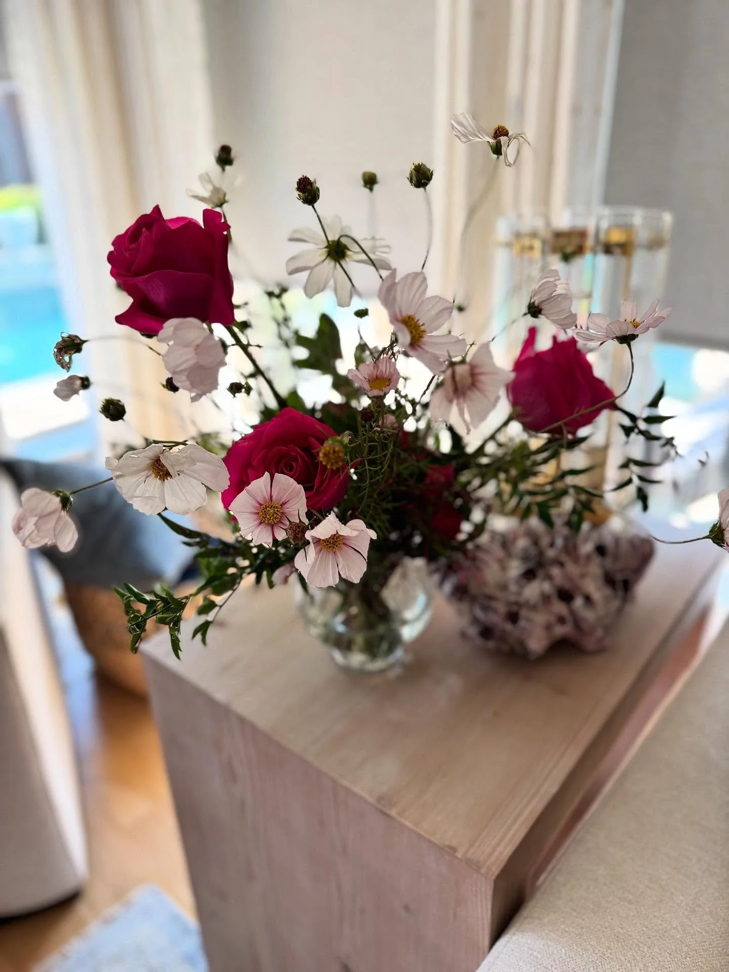 Flying flowers of Jasmine &amp; cosmos - summer favorites!