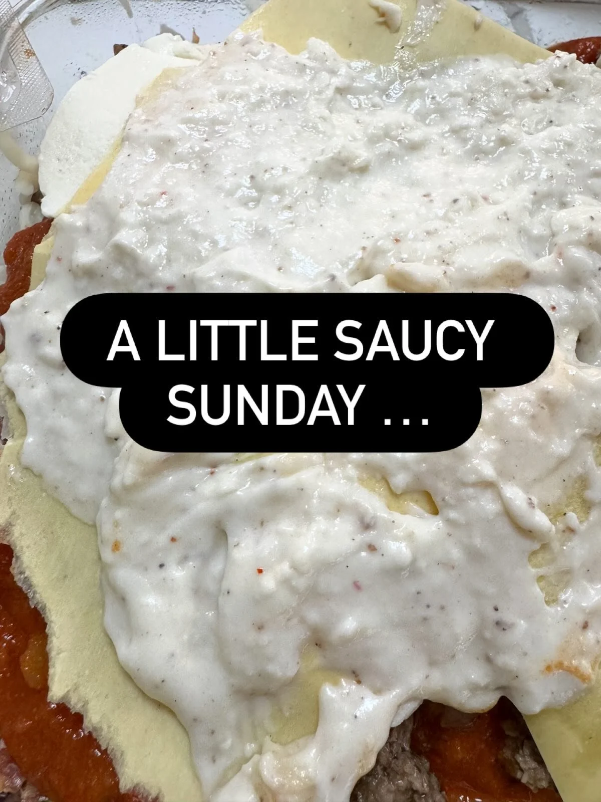 Saucy Sunday &hellip; working through our online class from @lacuisineparis - this week was Bechemal - OMG - used in lasagna (I know culture clash). Not sure I needed to add cheese!? Exceptional!  #chefinthemaking