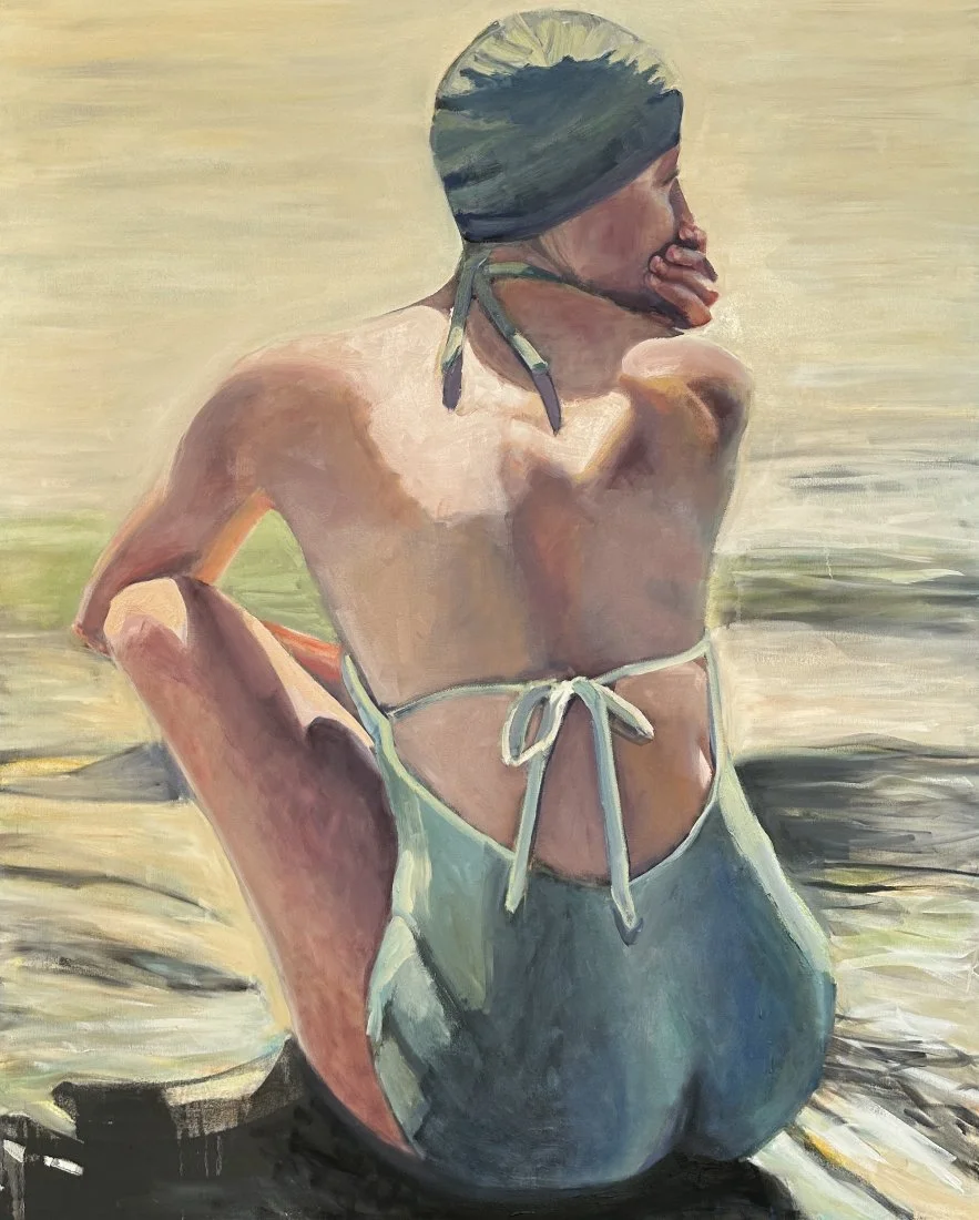 "Having Swum 2023"  Oil on Canvas