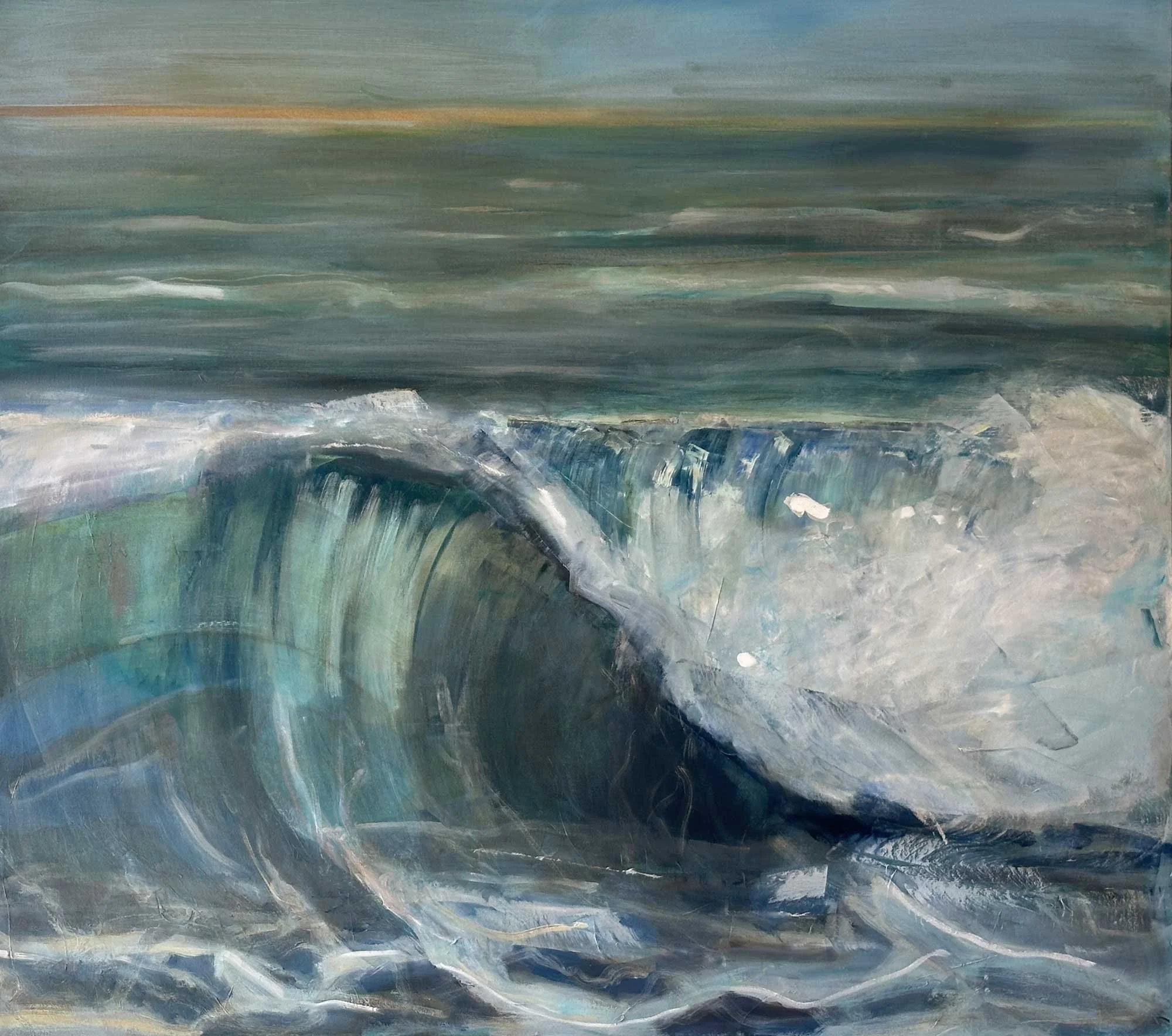 WAVE 48" x 54" Oil on Canvas