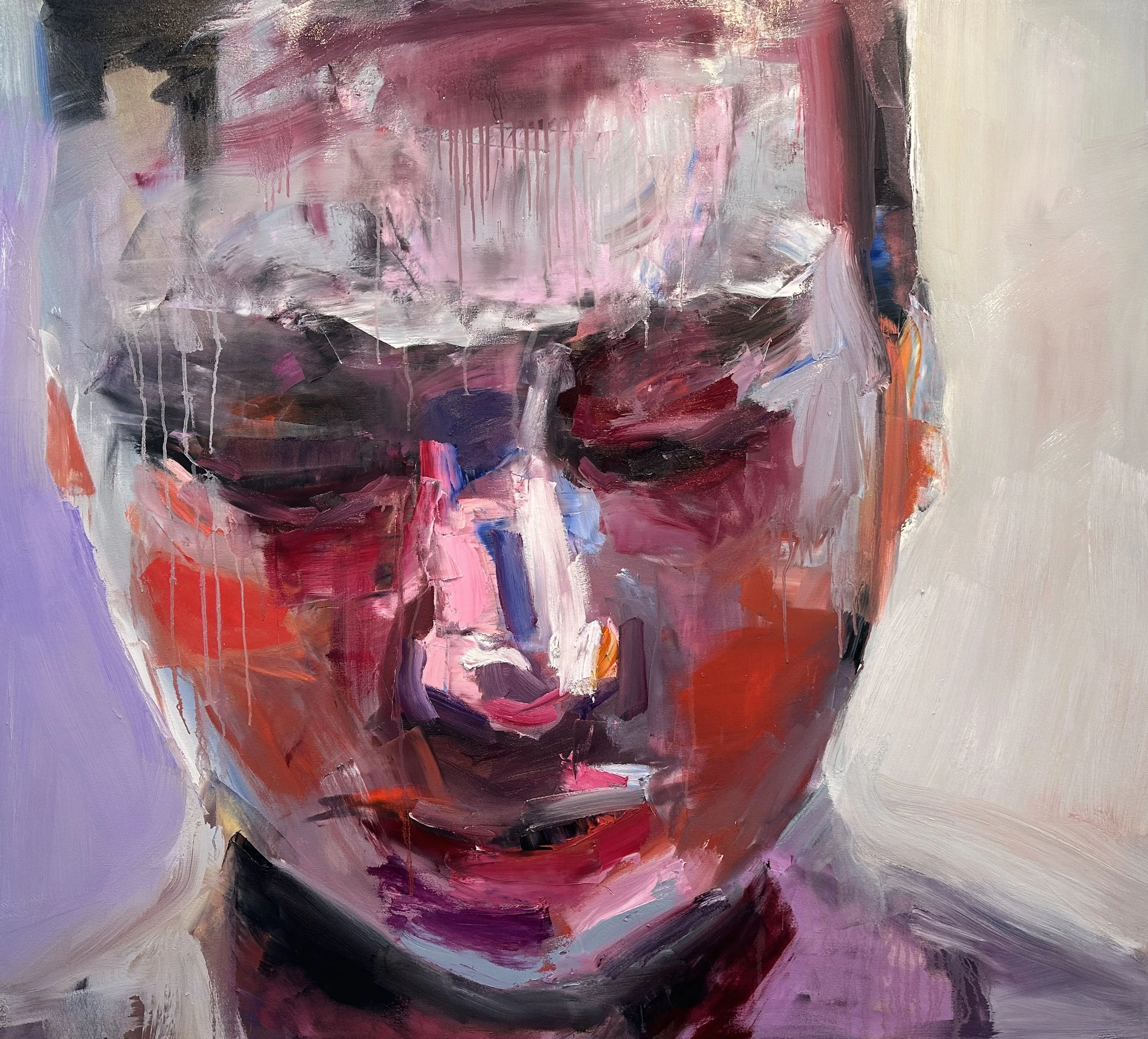 collection 45"X 50"  Oil on Canvas