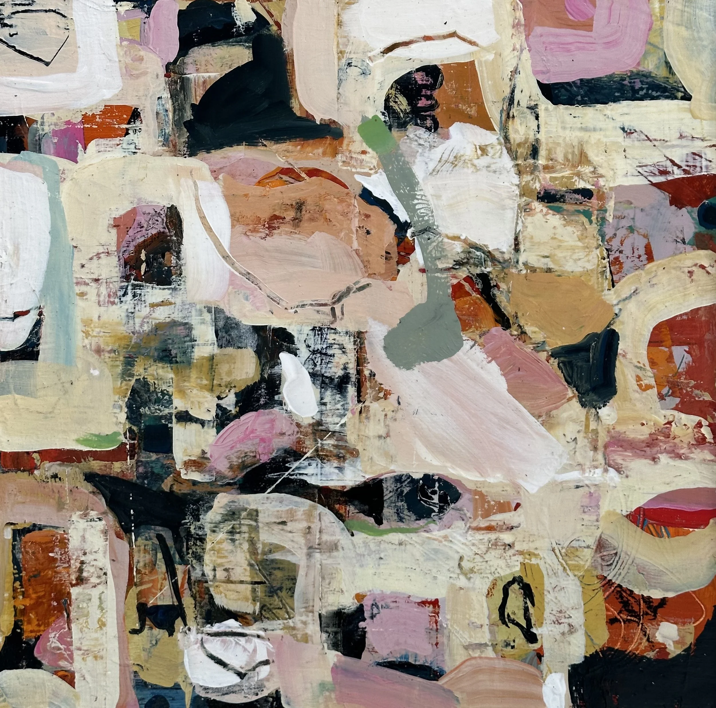 Sunday Morning  12"X 12"    Acrylic on Panel