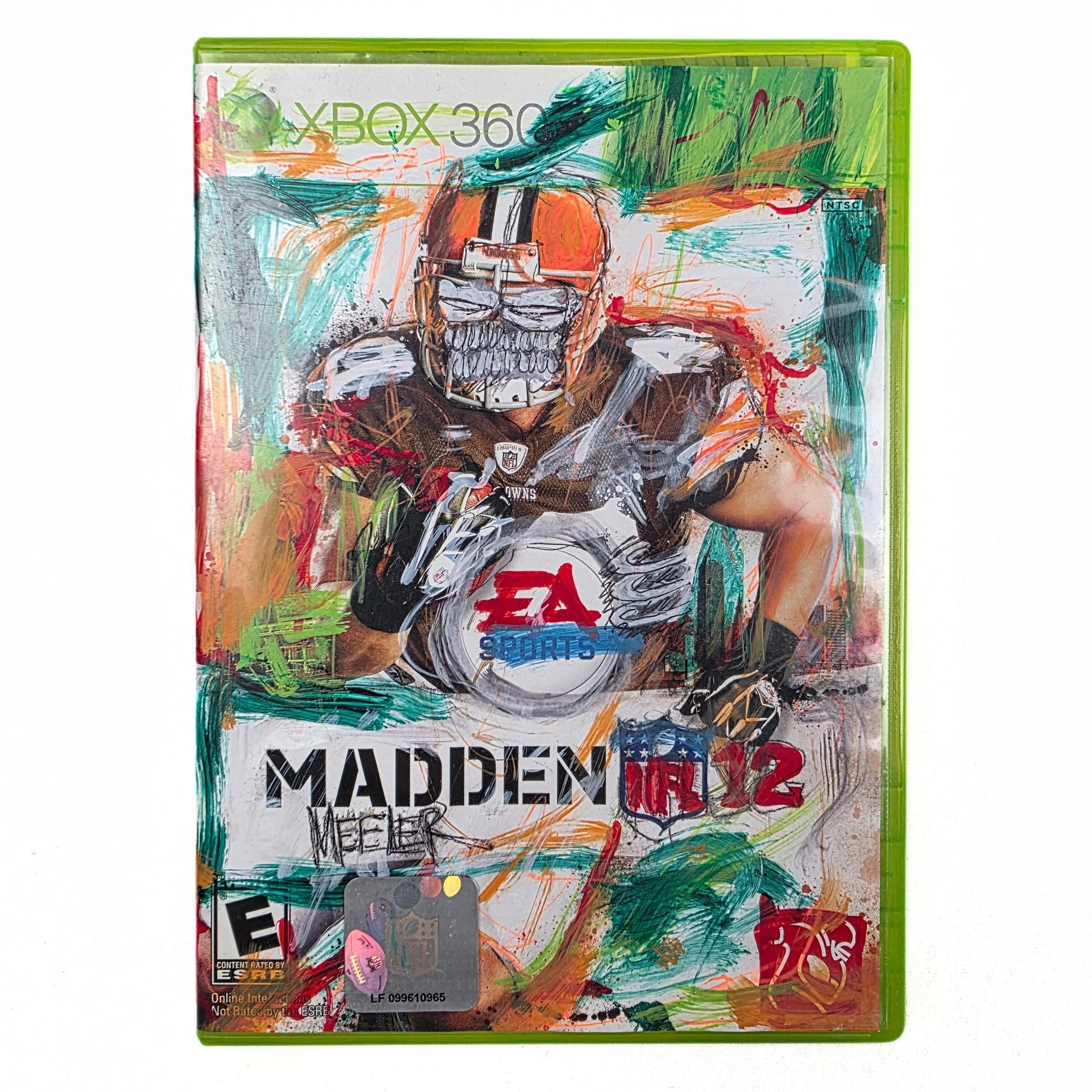 Xbox 360 Madden NFL 12 1/1 Hand Painted Meeler