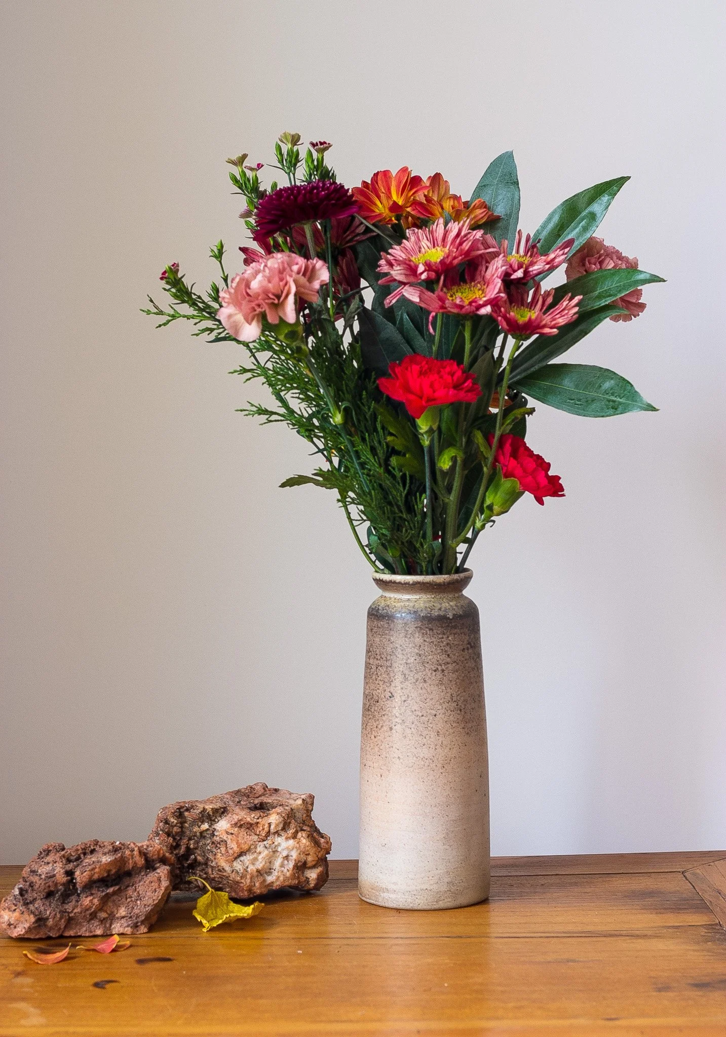 Handcrafted porcelain flower vase for modern home decor