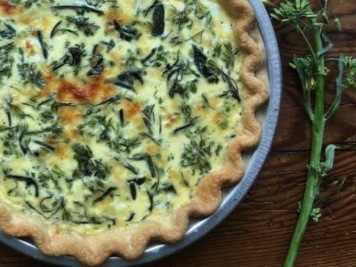 Classic Leek and Cheese Quiche — Grand Central Bakery
