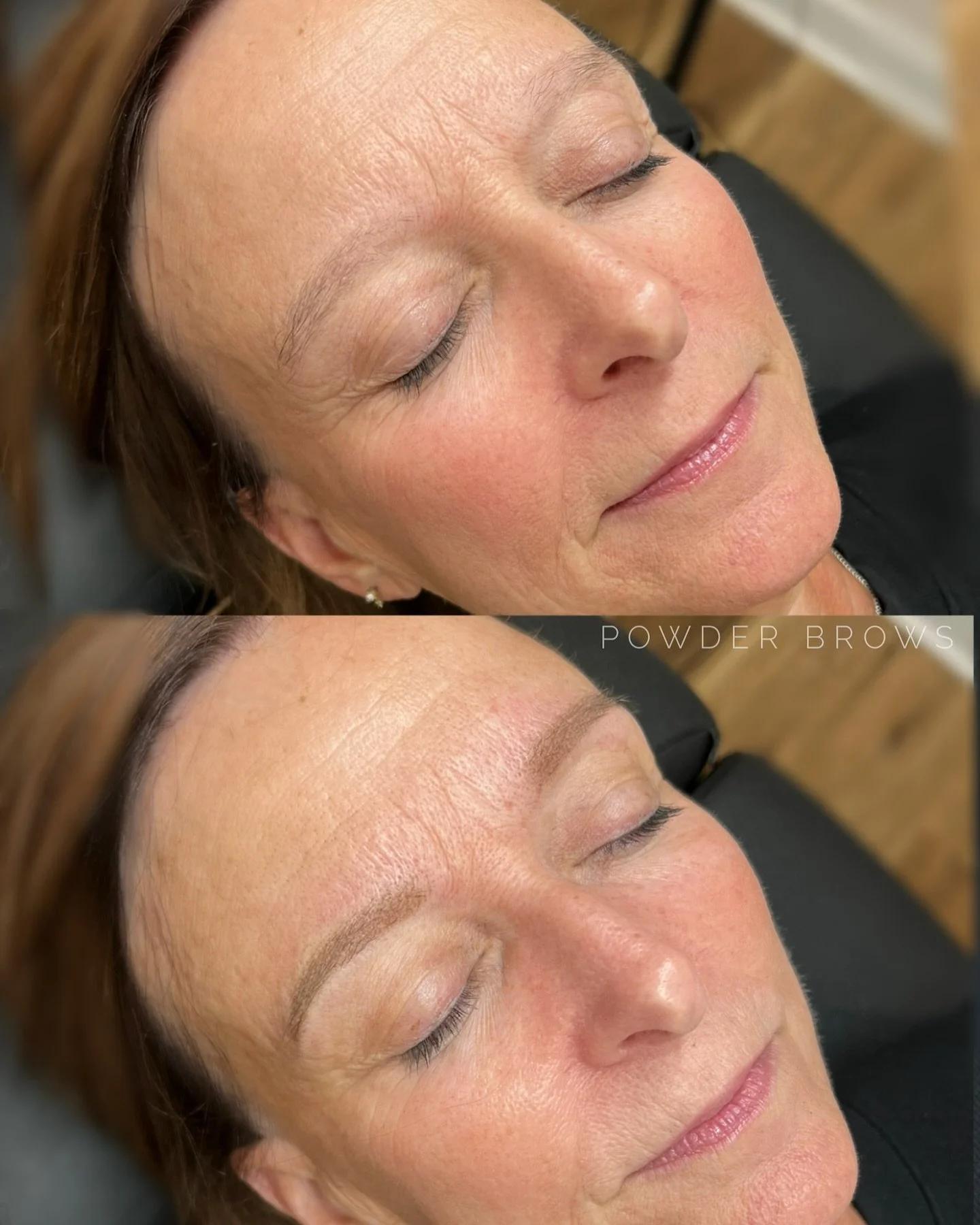 Interested in brows but scared they&rsquo;ll look fake? 😳 Don&rsquo;t worry! We can start off soft &amp; natural and go darker at your 6 week touch-up. LeeAnna has couple of spots left this week which means your touch-up will be complete and your br