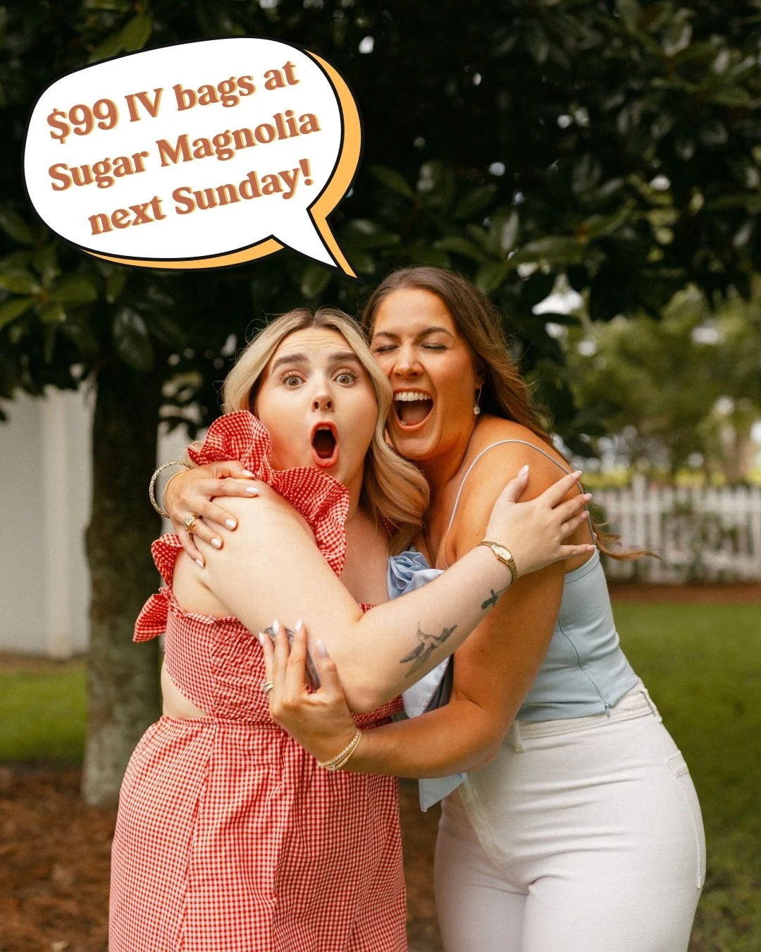 Holiday party on Saturday? Perfect! Because we&rsquo;re serving up $99 IVs on Sunday &bull; Dec 14th &bull; 10am-3pm @ Sugar Magnolia💧 Book Now on our website!