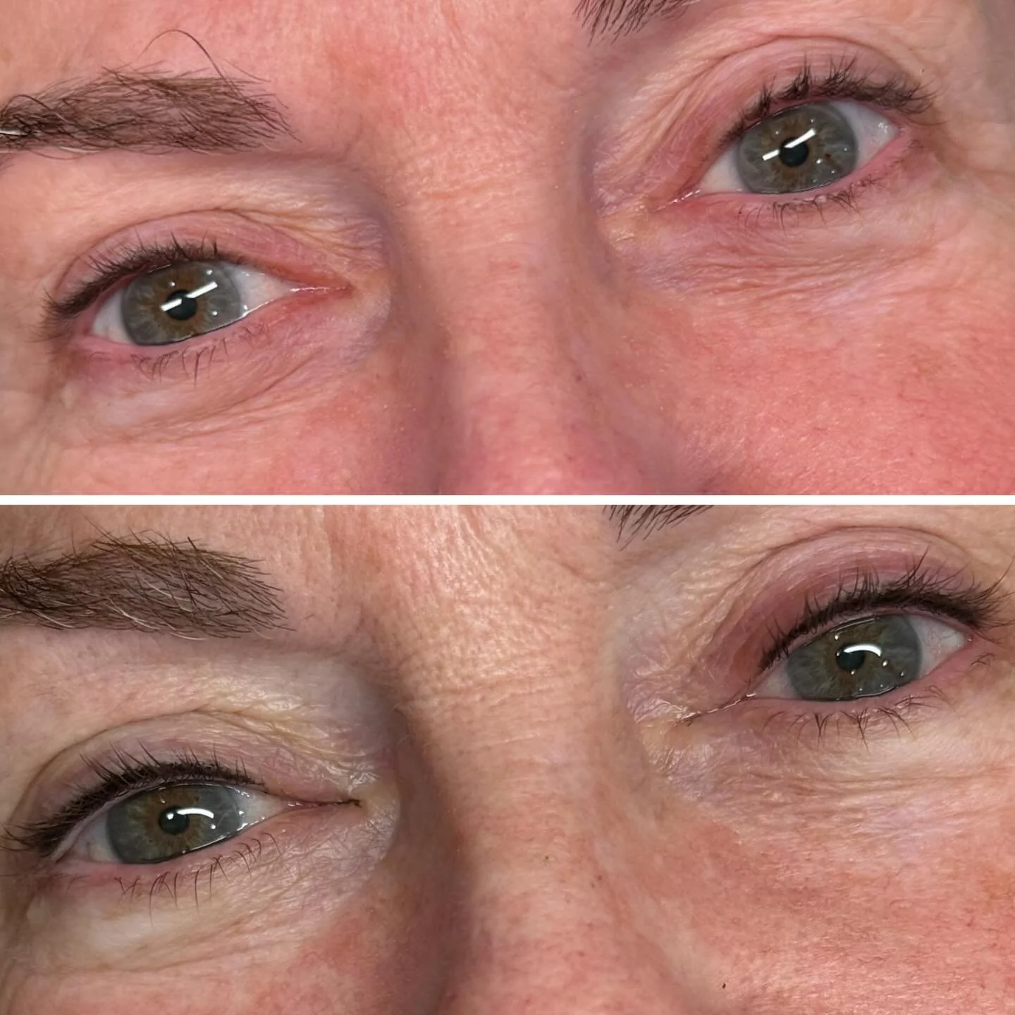 A little touch-up goes a long way! Leah refreshed this gorgeous permanent eyeliner, keeping it crisp, clean, and effortless!! 💕