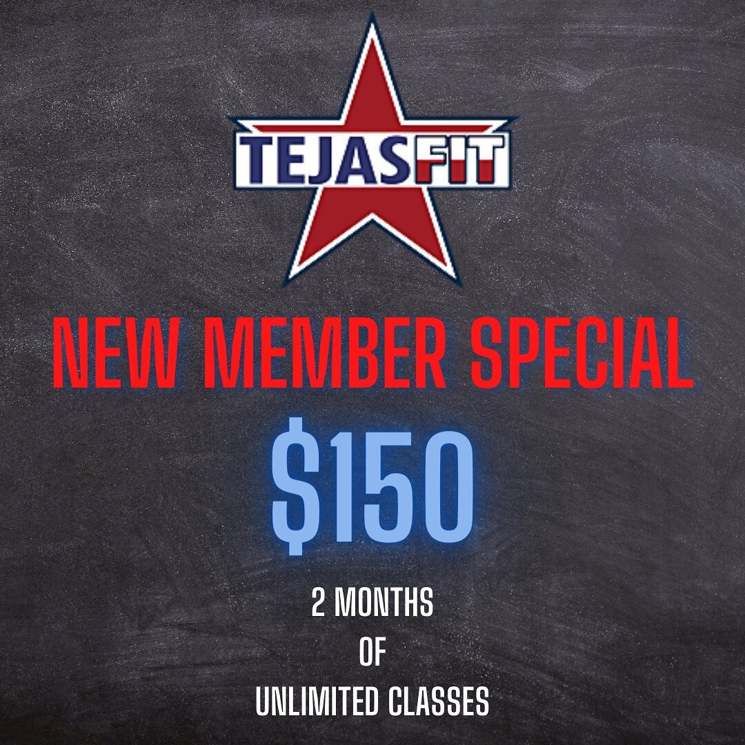 🔥 NEW MEMBER SPECIALS 🔥
Come in and sign up today to get 2 months of unlimited classes for only $150!