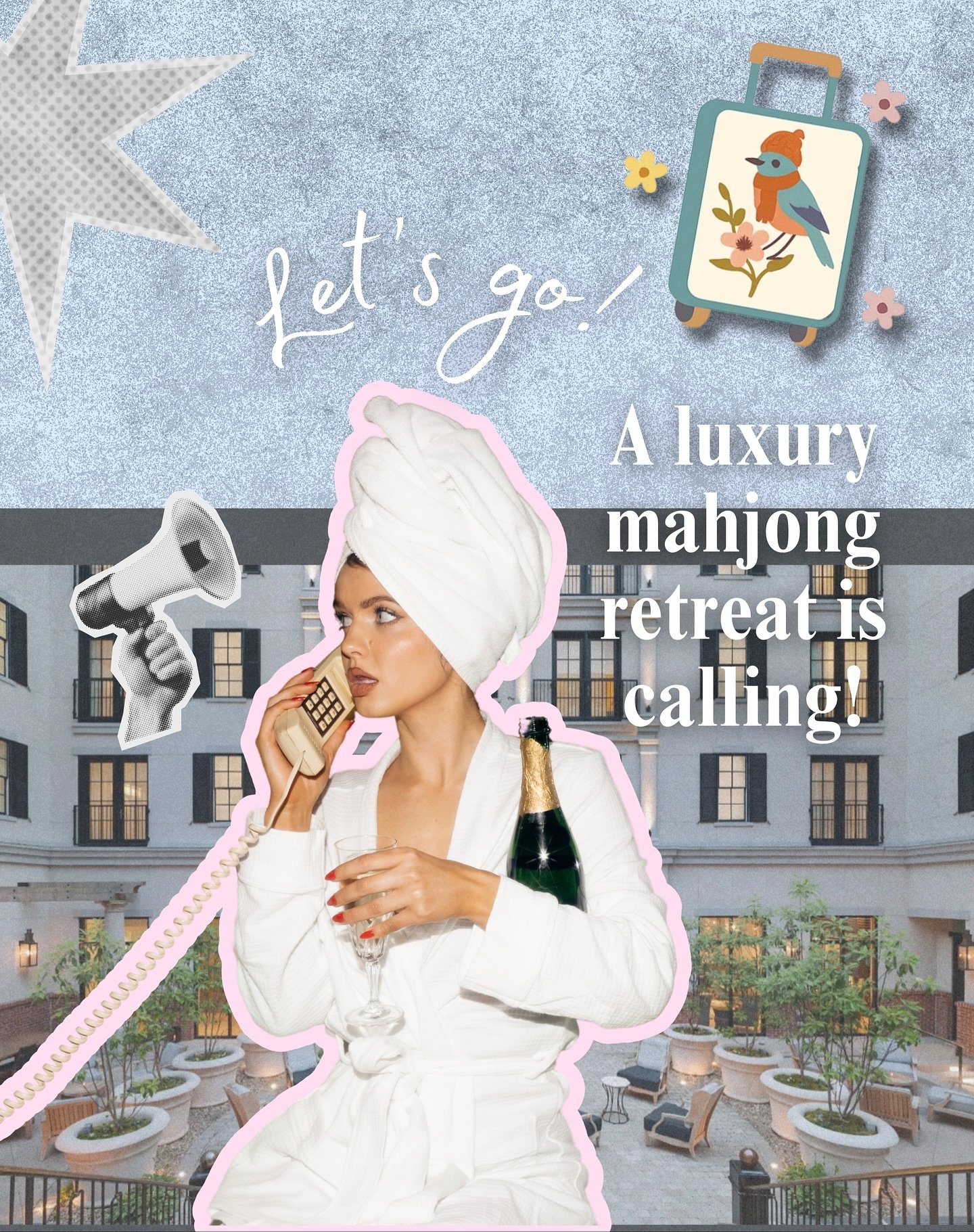 If you&rsquo;ve been dreaming of a mahjong getaway, THIS is the one to join. To top it off, I just heard the big news that @mahjongandmagnolias will be there!!

The @tiletravelersmahjongretreats luxury retreat is February 22nd - 24th at the gorgeous 