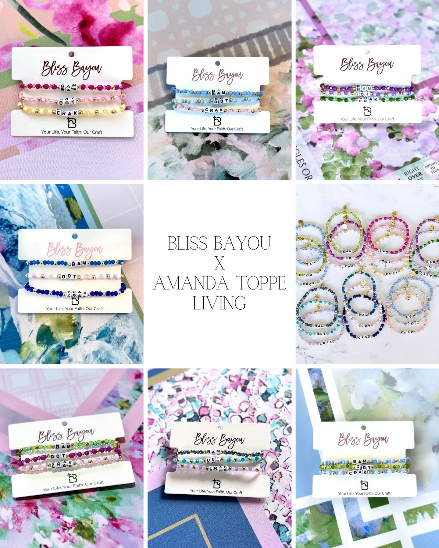 Now a mahjong bracelet stack to match your Amanda Toppe Living mat! 💕

Seven custom bracelet stacks created to perfectly complement every one of my mahjong mats. These coordinated sets make gifting effortless: give them alongside a mat for a beautif