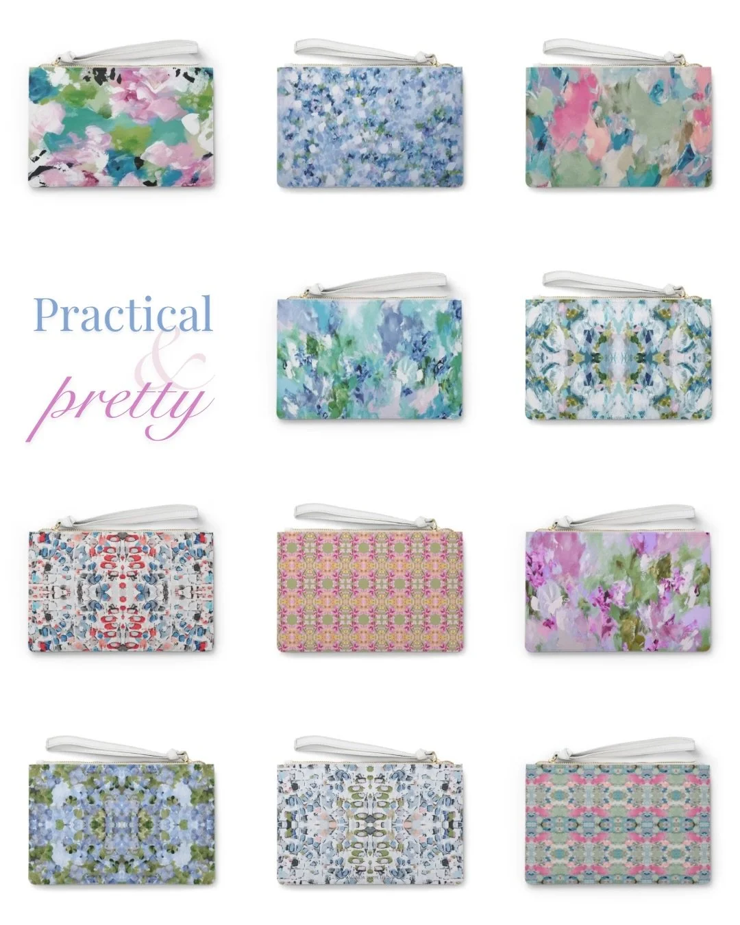 And to think these were once painted by hand and the originals now reside all over the country&hellip;☺️🎨

Each clutch comes in two options: with or without mahjong text on the front. 

🀄️Use for your mahjong card collection and easily fit 12+ card