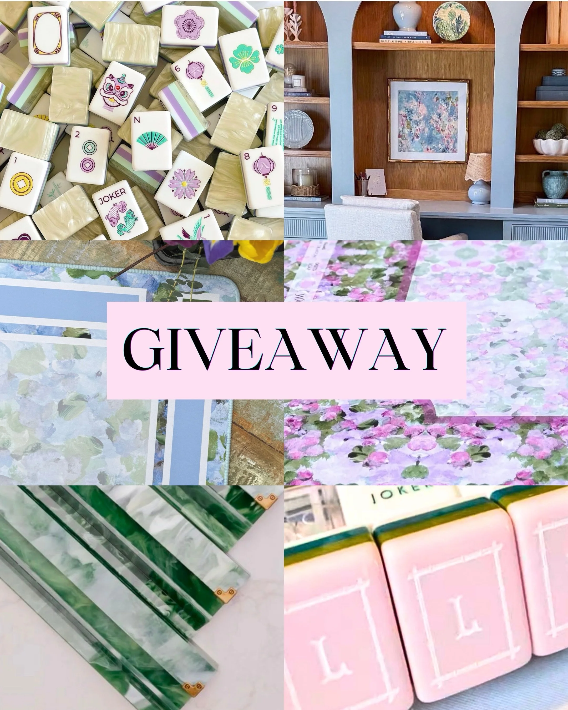 Who doesn&rsquo;t like fabulous art and a beautiful mahjong table?! That&rsquo;s why we came together to gift one lucky winner some very pretty prizes valued over $1,000! 🖼️🀄️🎉

Here&rsquo;s what you could win:
🀄️A full size and travel size mahjo