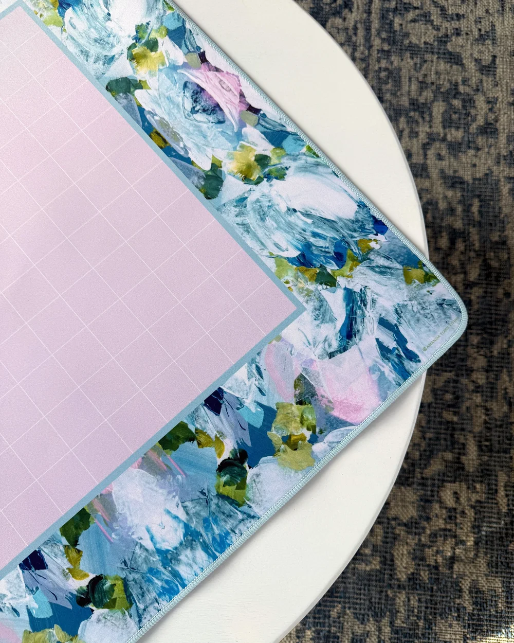 Travel Pink Winds Mahjong Mat — Amanda Toppe Living