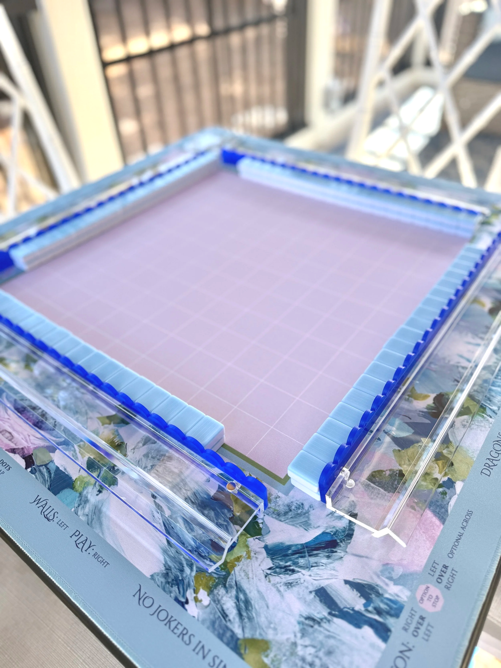 Pink Winds Mahjong Mat — Amanda Toppe Living