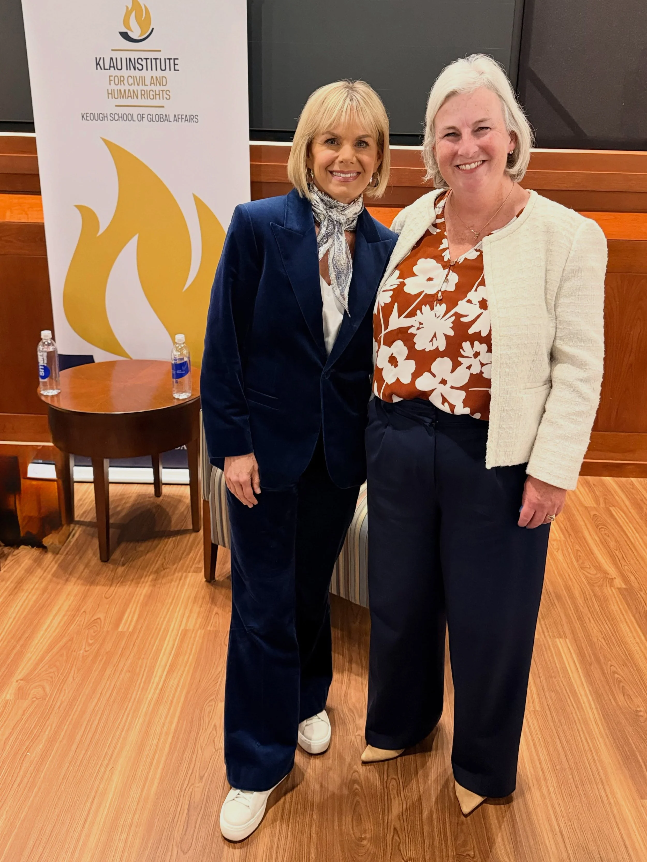 The road trip continues! Thanks to the @klauinstitute at @notredamelaw for inviting me to speak at the school today &mdash; to share my story and my advocacy work at @liftourvoices with their students and community. It&rsquo;s so important to get to 