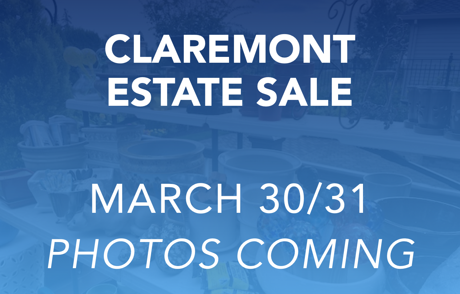 Upcoming Sales — PDX Estate Services