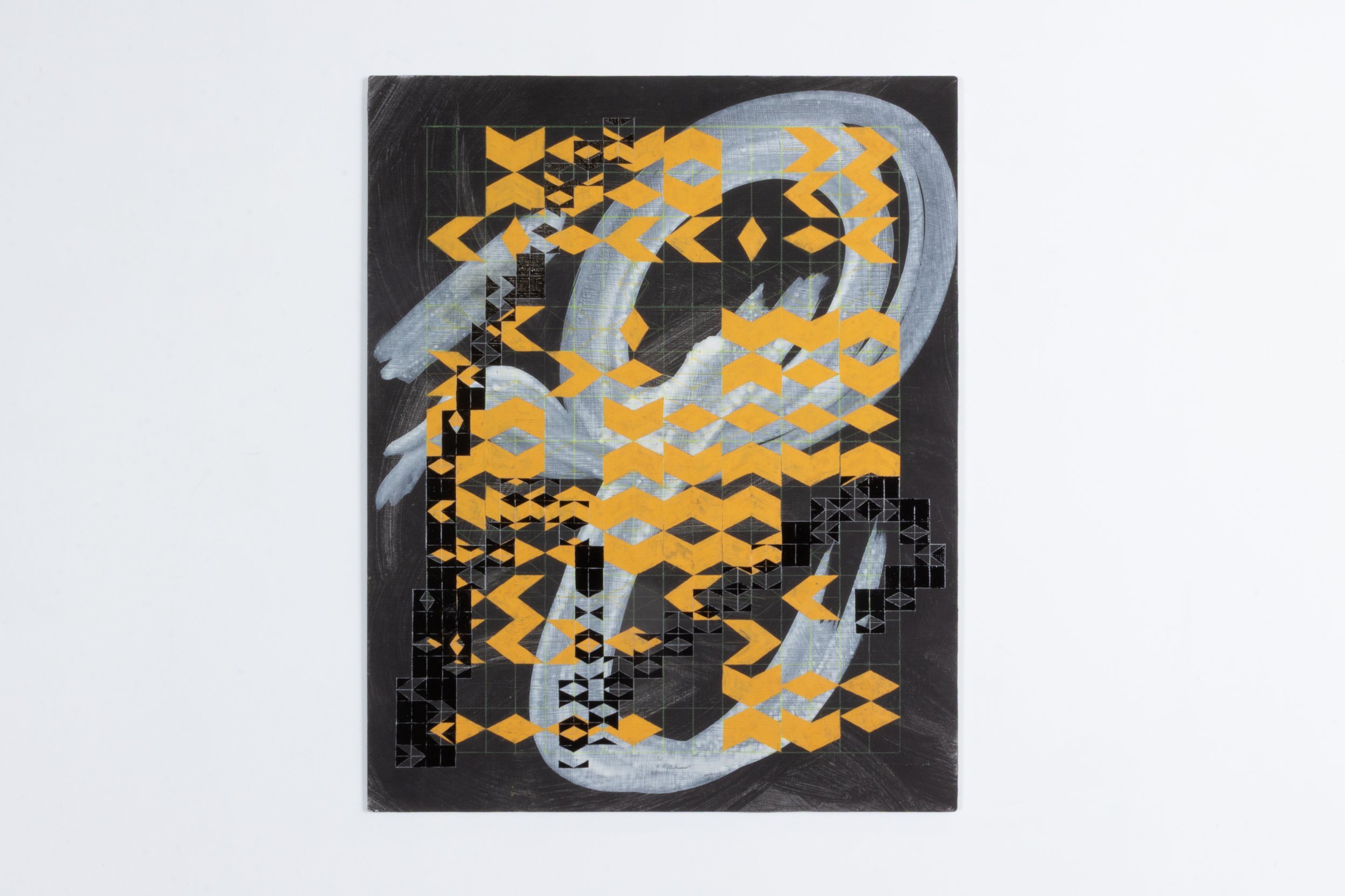 Page (Transcribe Book), 2025, Flashe and enamel on aluminum composite panel