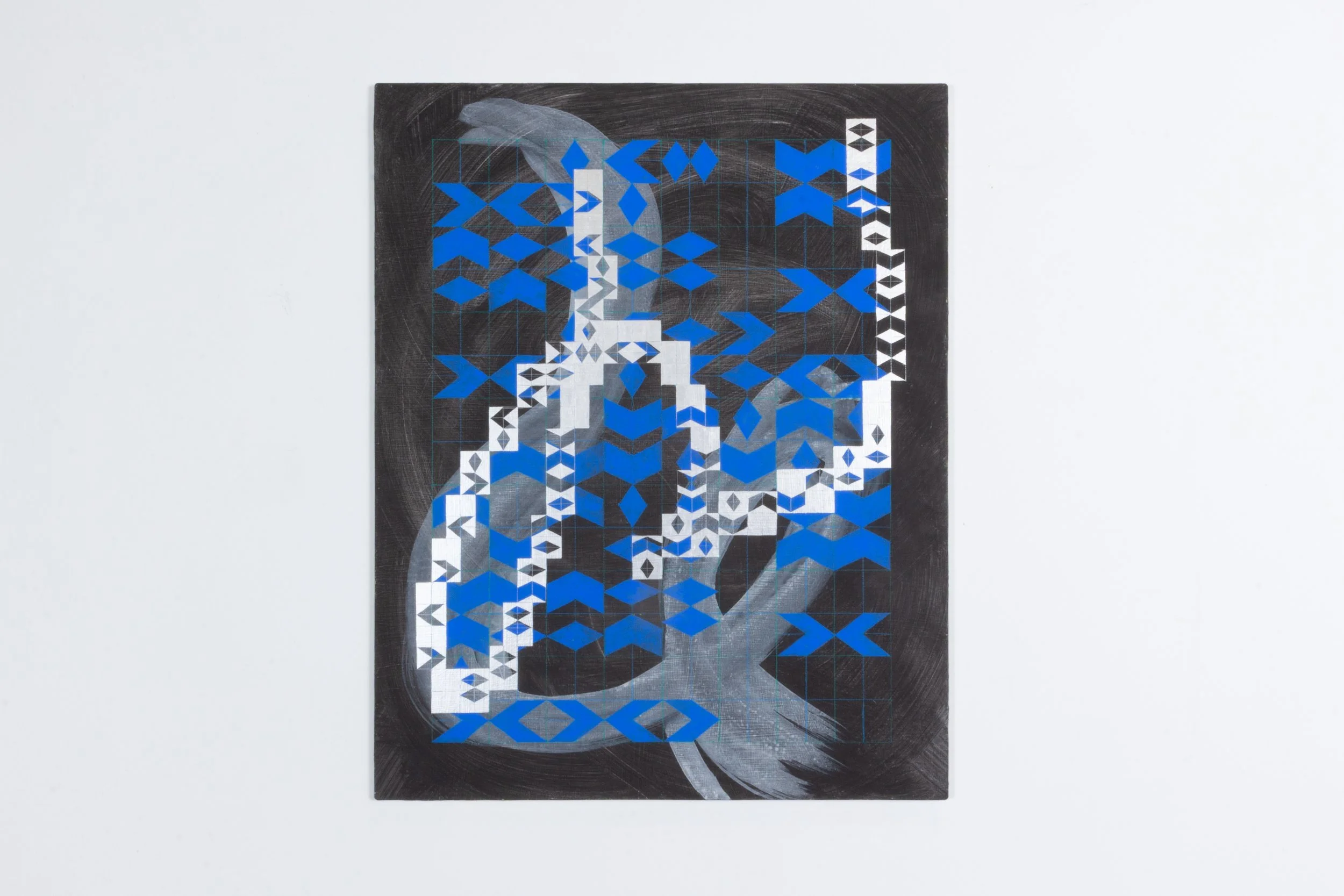 Page (Voice Sound), 2025, Flashe and enamel on aluminum composite panel