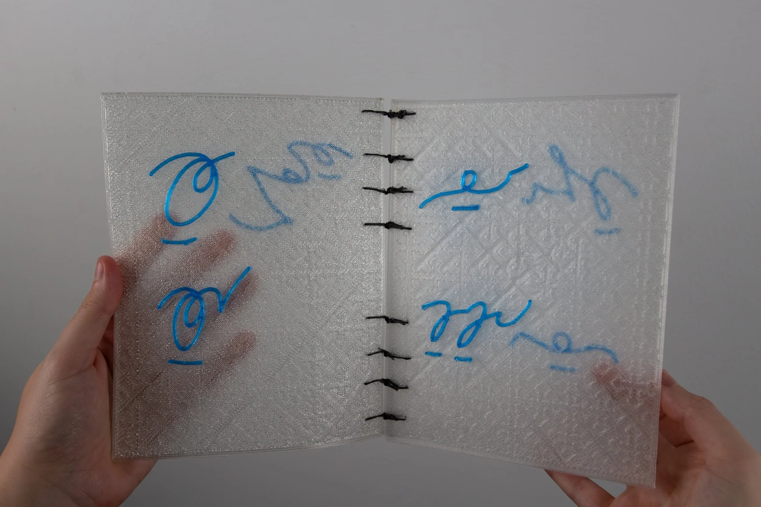 Quicksilver to quote, 2025, 3D printed TPU and Thread