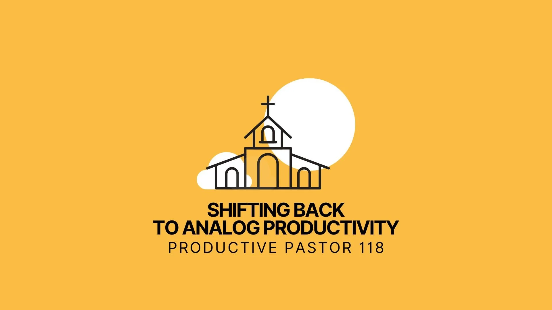 Shifting back to analog productivity: PP118
