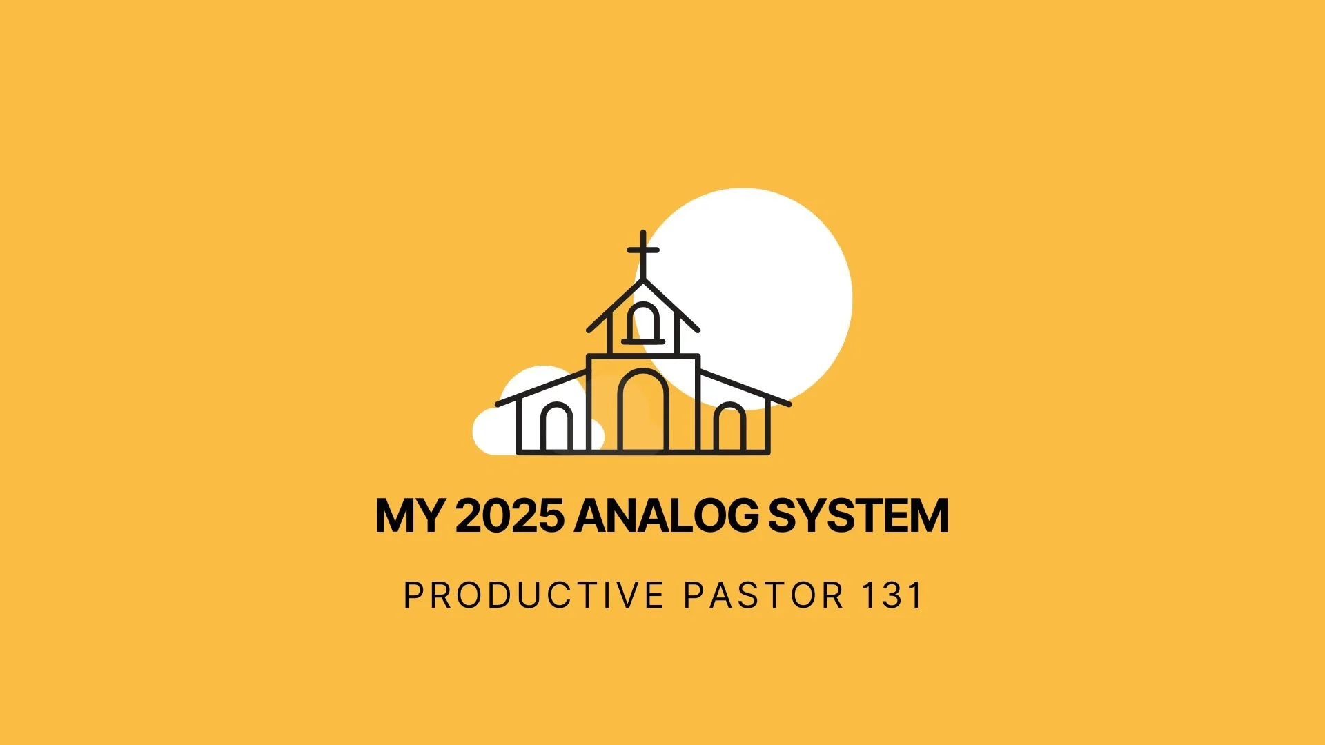 My 2025 Analog System 