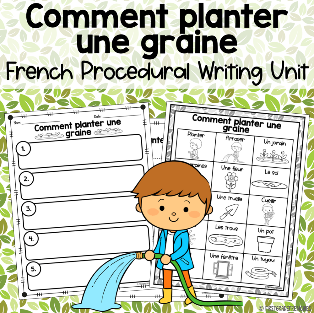 French Procedural Writing Spring Seed