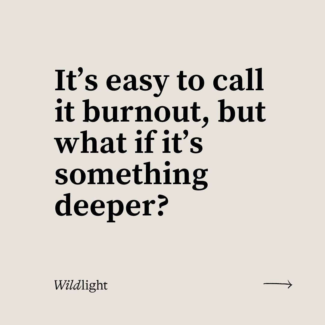 It&rsquo;s easy to call it burnout. How many of us have used that term to describe that endless exhaustion at work?

But what if you&rsquo;re not just exhausted&hellip; you&rsquo;re misaligned?

Because you&rsquo;ve tried to do everything right for 1