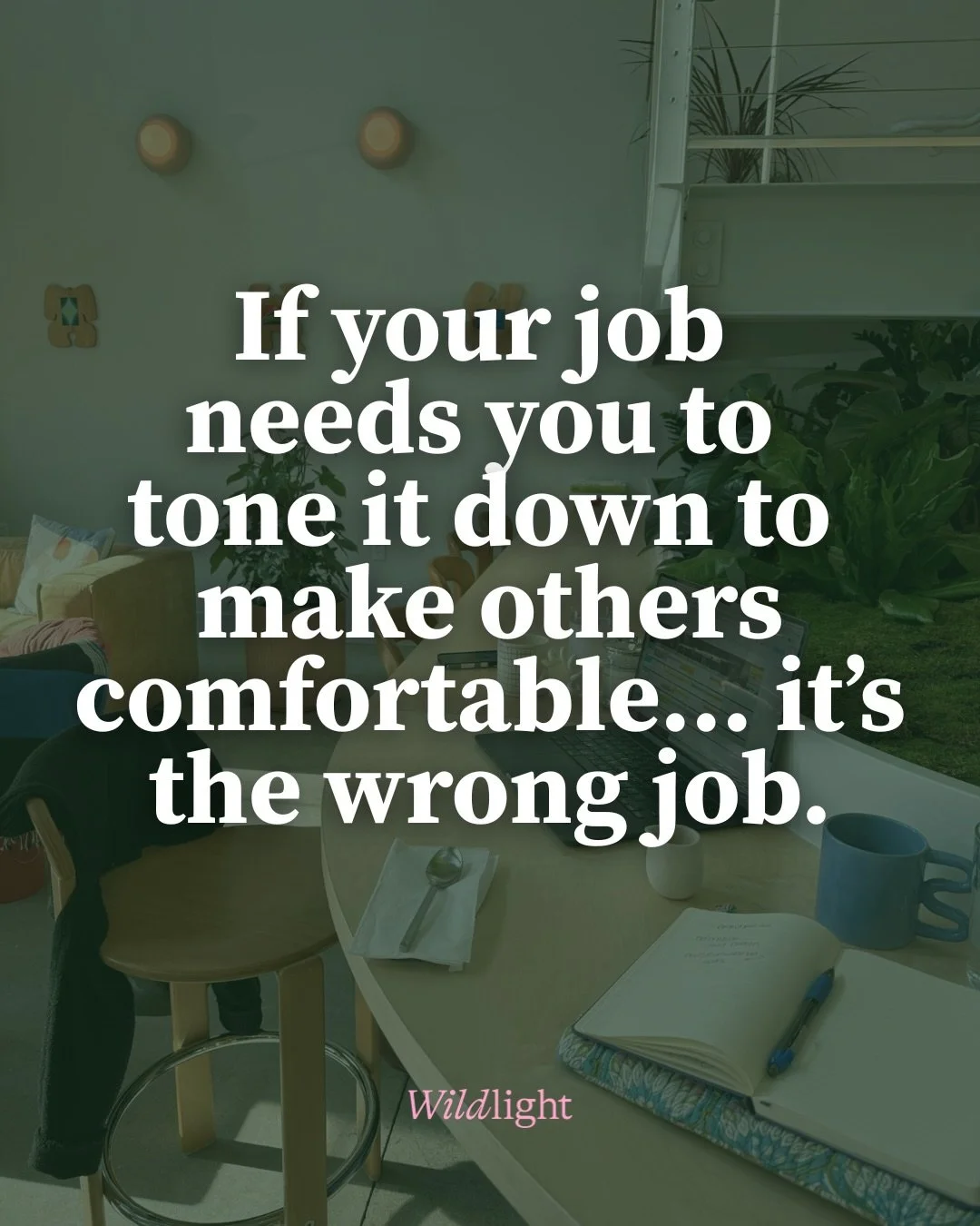You must be exhausted.

Having to pretend to be this toned down version of who you are just to make others feel comfortable.

Going back and forth between feeling bored, underutilized, overwhelmed, and overworked.&nbsp;

Not getting recognized even t