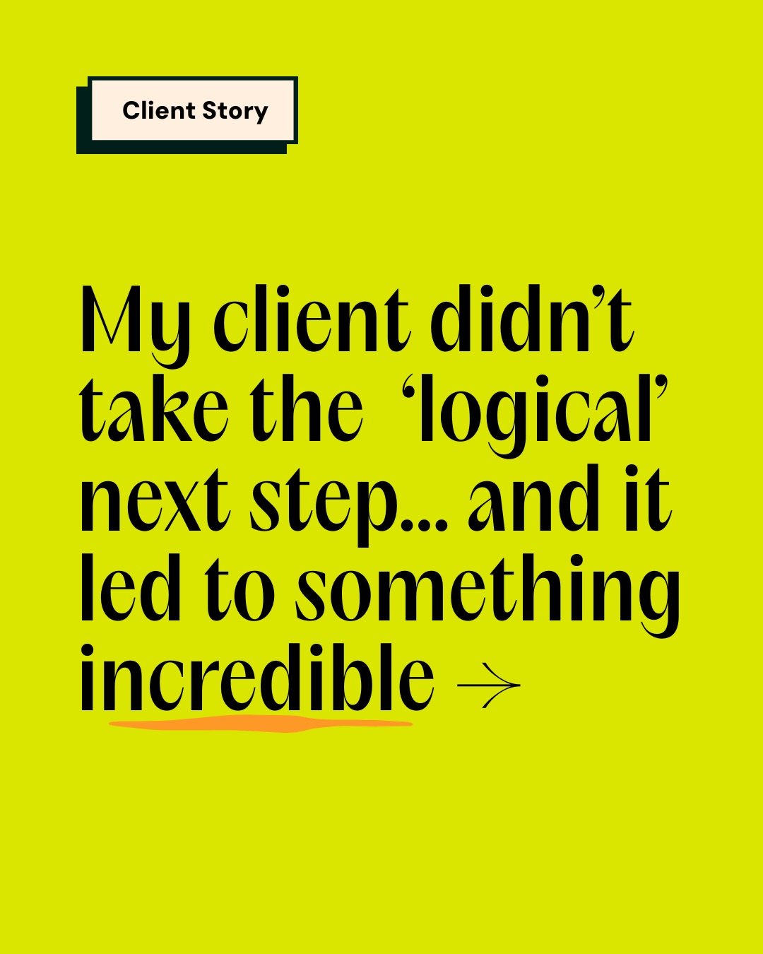 When my client Peter first came to me, he thought his next move was somewhat obvious.&nbsp;

Going back to agency life or building a freelance biz made a lot of sense. But the more we talked, the clearer it became that neither option was really what 