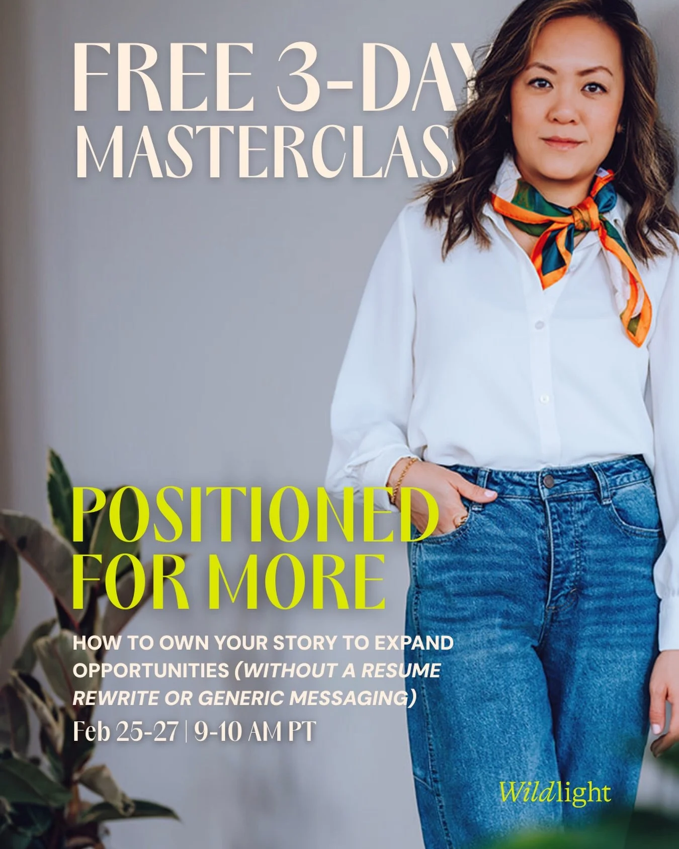 If you&rsquo;re feeling motivated for more, yet you&rsquo;re under-recognized, not landing opportunities, or finding it hard to explain your value&hellip;

Trust me. You don&rsquo;t need to sign up for another course, get another credential or have a