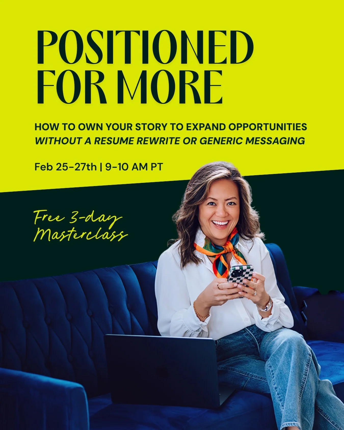 When high-achieving, beyond capable, incredibly talented women come to me for coaching, there&rsquo;s always ONE thing they have in common &rarr; They under-position themselves. Always.

&hellip; It&rsquo;s about their abilities or the impact they&rs