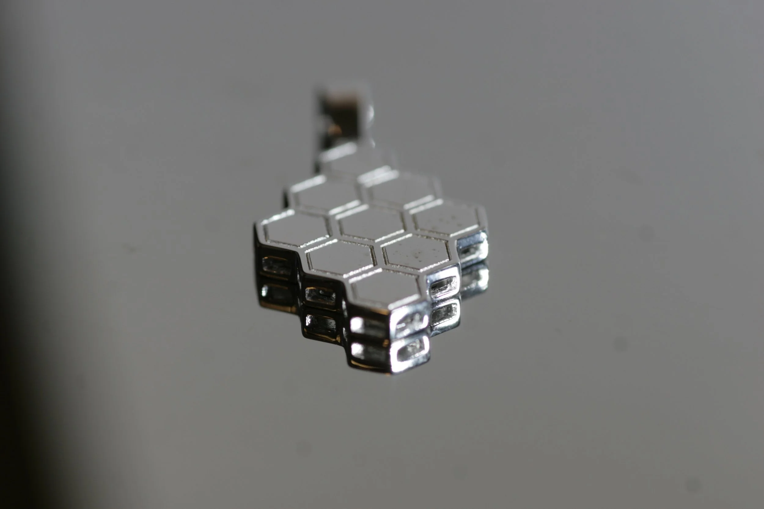 Honeycomb Polished Pendant