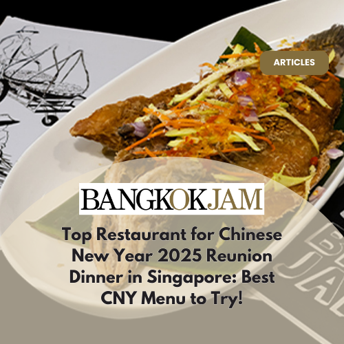 Restaurant for CNY 2025 Reunion Dinner Singapore
