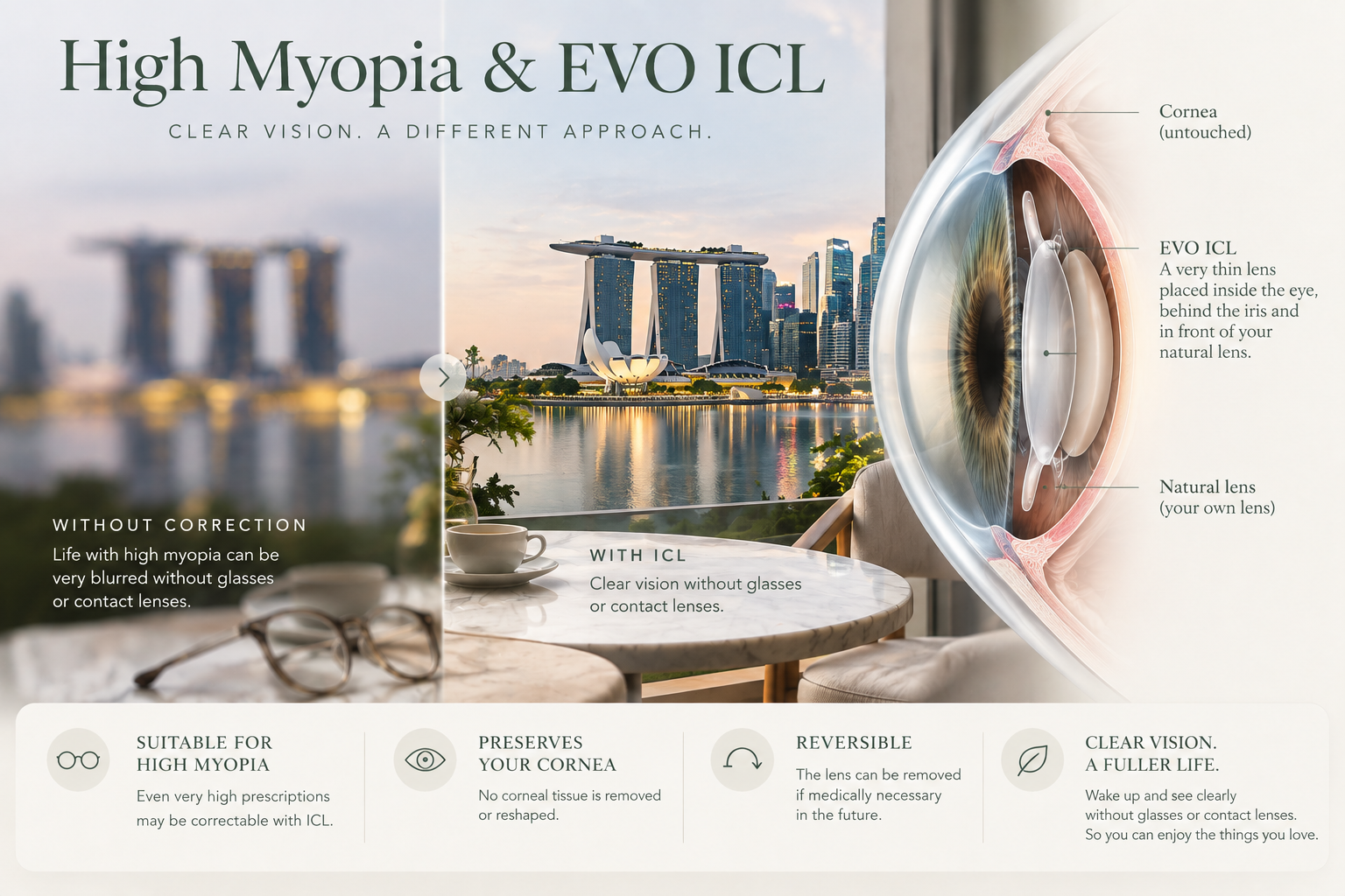 blurred images due to myopia