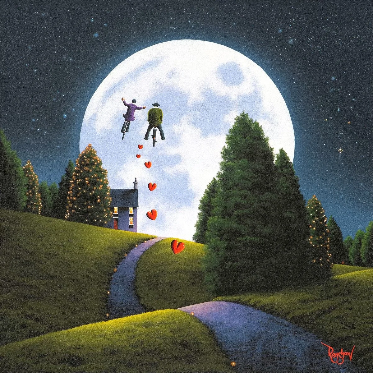 To the Moon and Back - LAST EDITION REMAINING - Wyecliffe Galleries