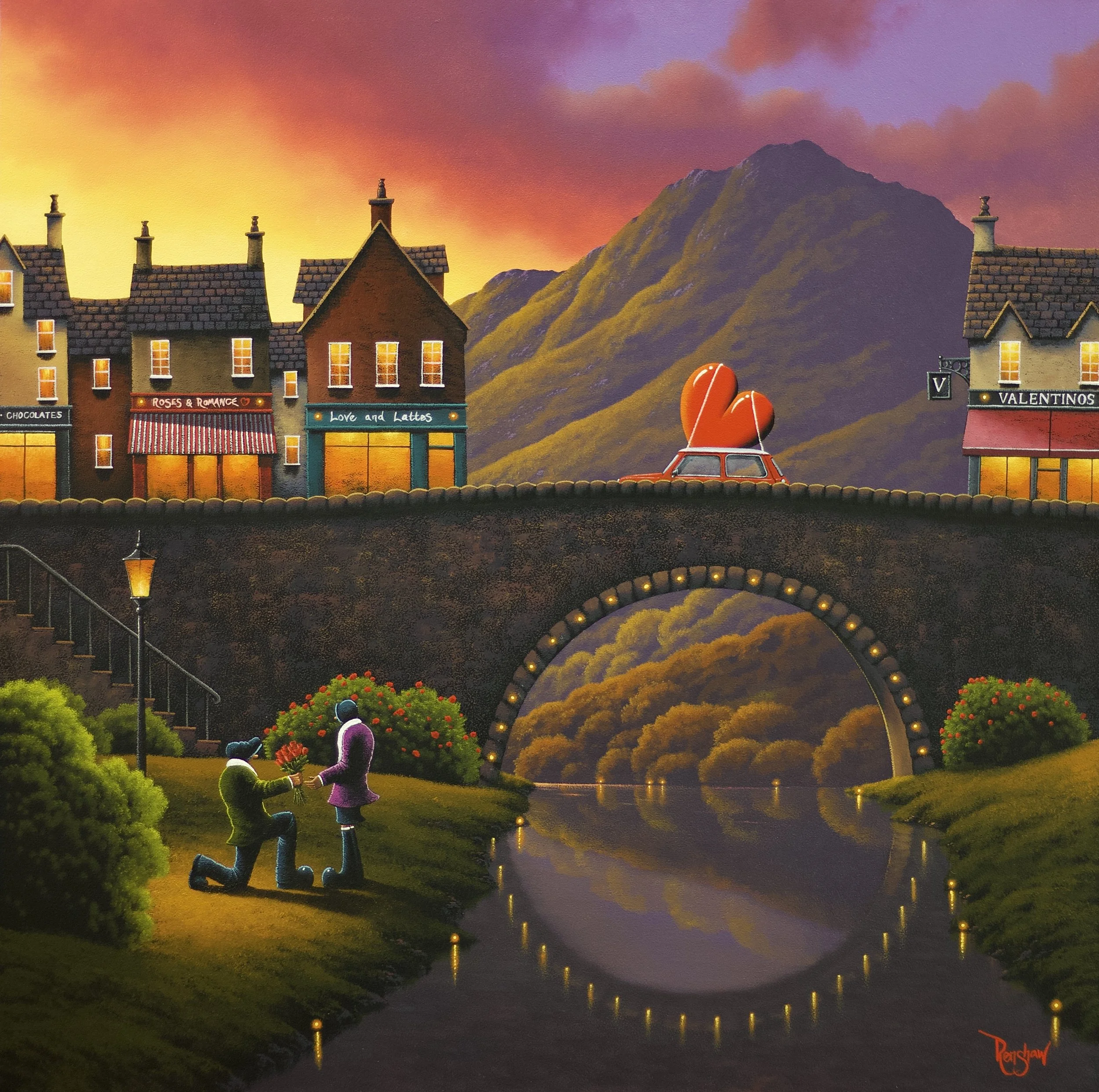 A Dozen Red Roses - Wyecliffe Galleries