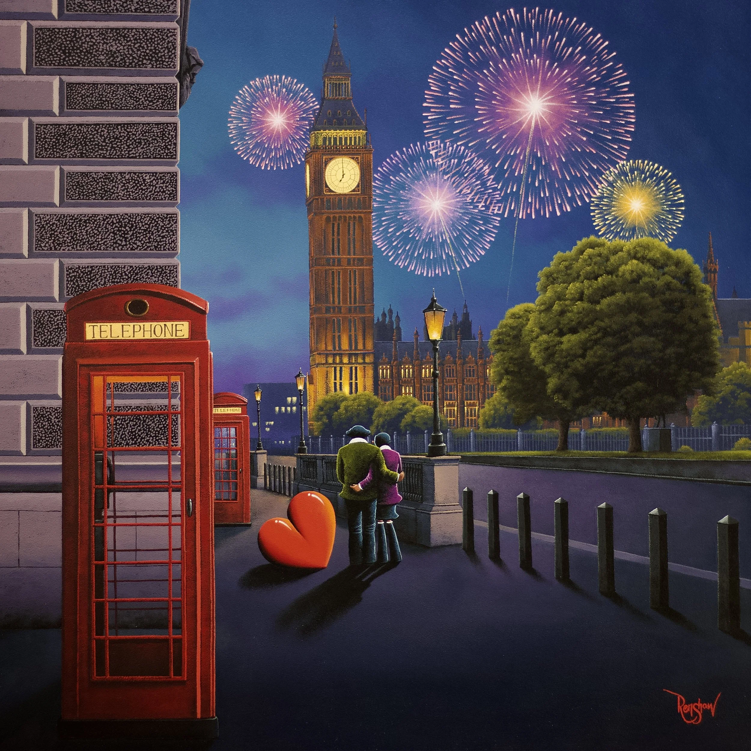 London Lights, Love Ignites - Wyecliffe Galleries