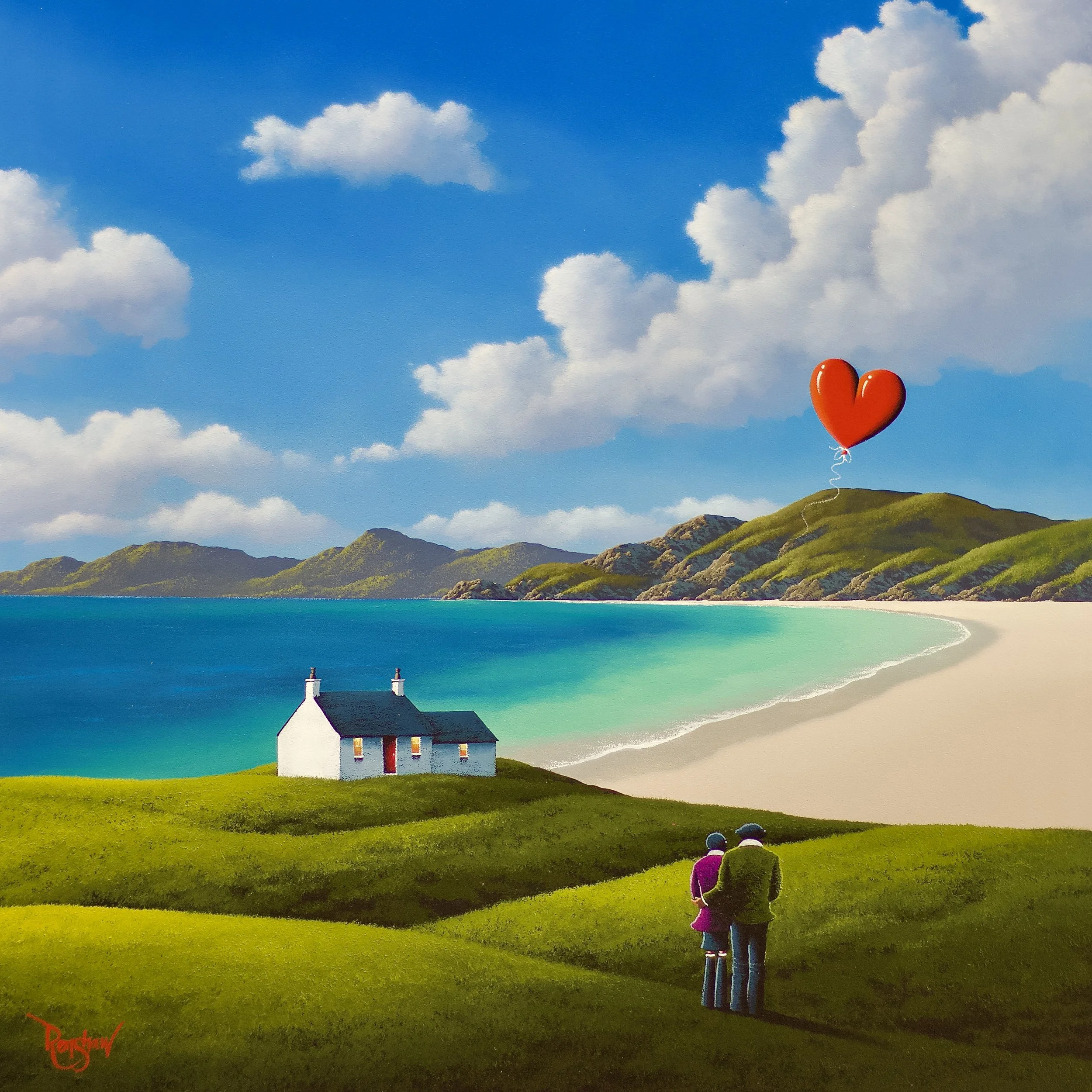 A Weekend Above The Bay - Wyecliffe Galleries - Sold