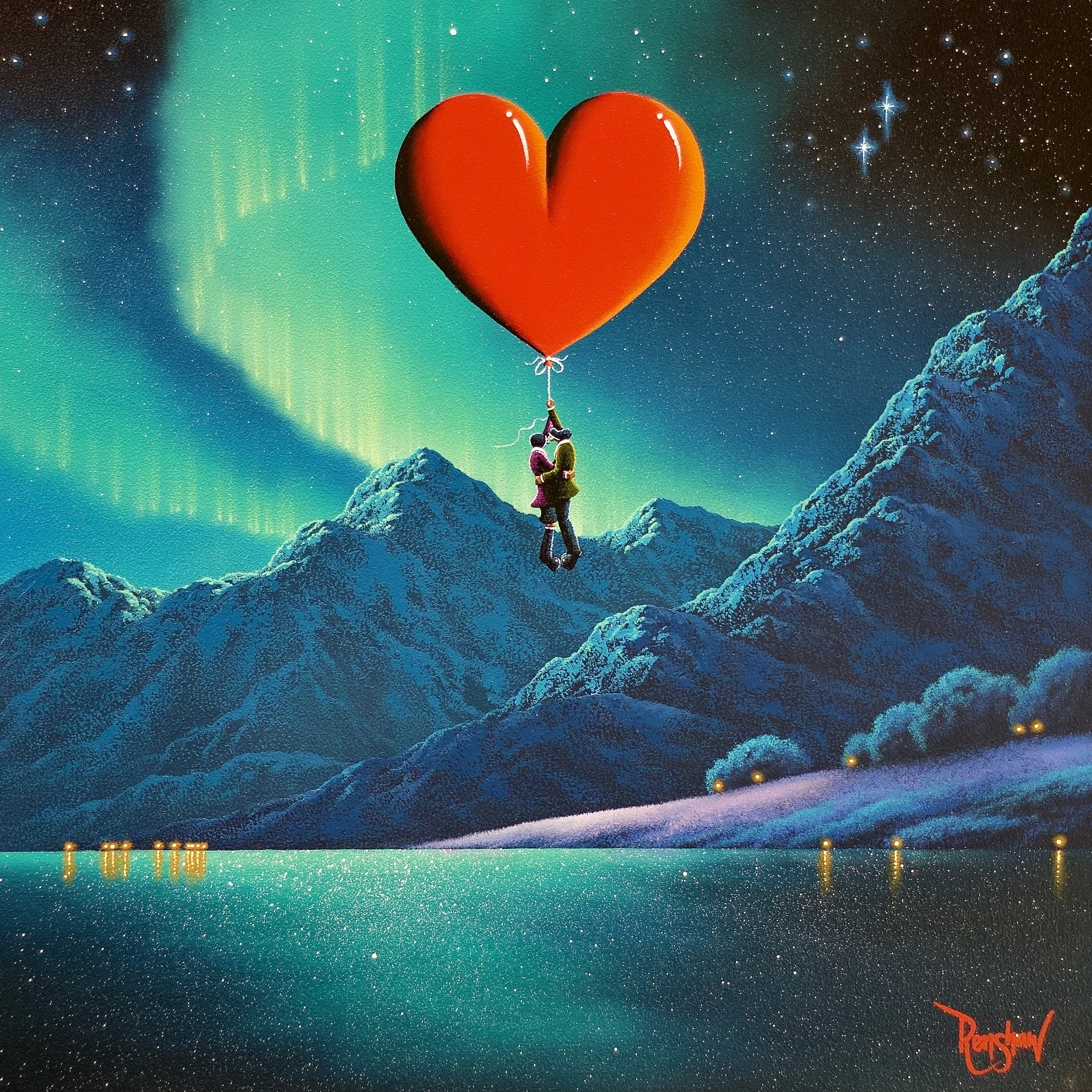 High On Love Under Aurora Skies - Wyecliffe Galleries