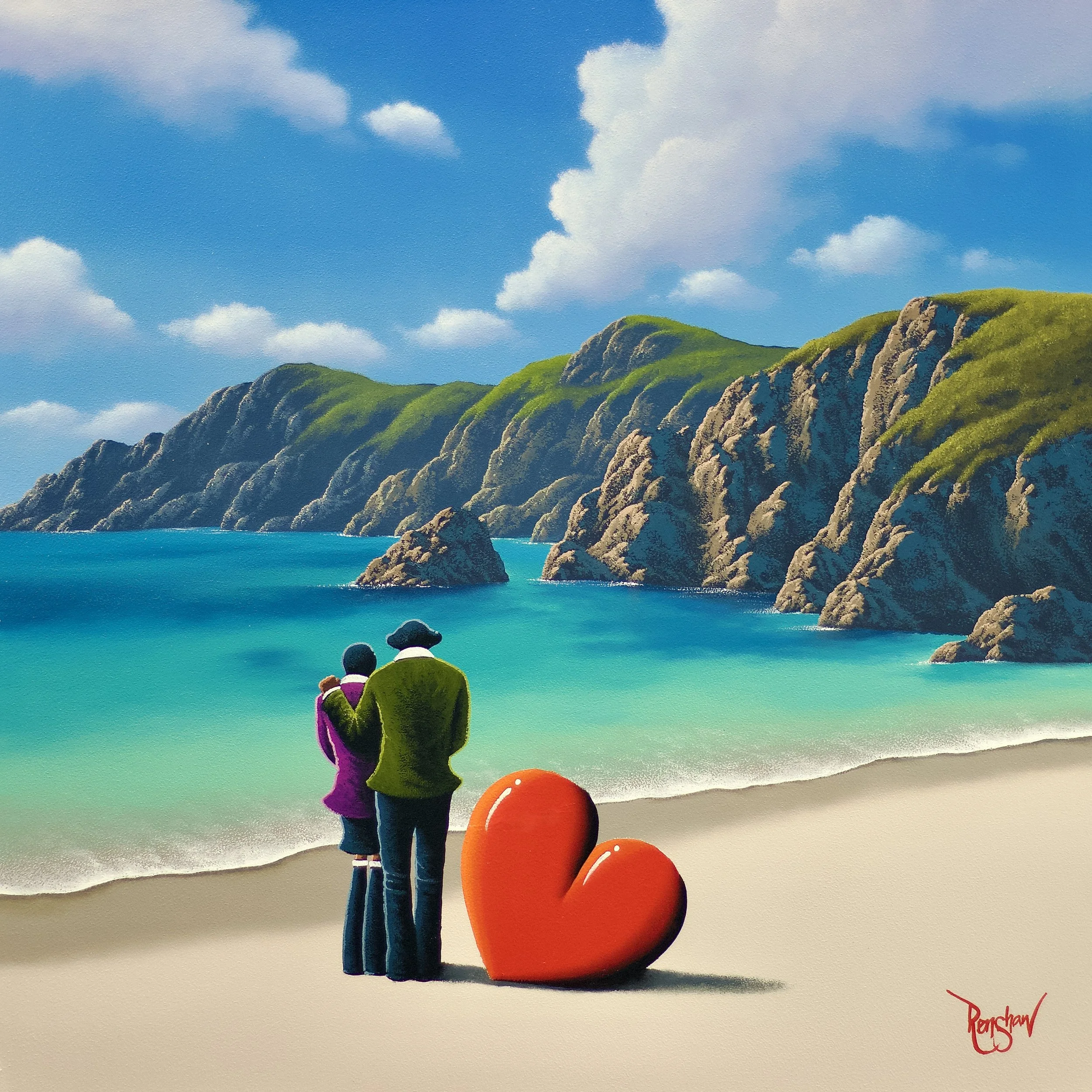 Paradise Found Within the Arms of Our Love - Wyecliffe Galleries