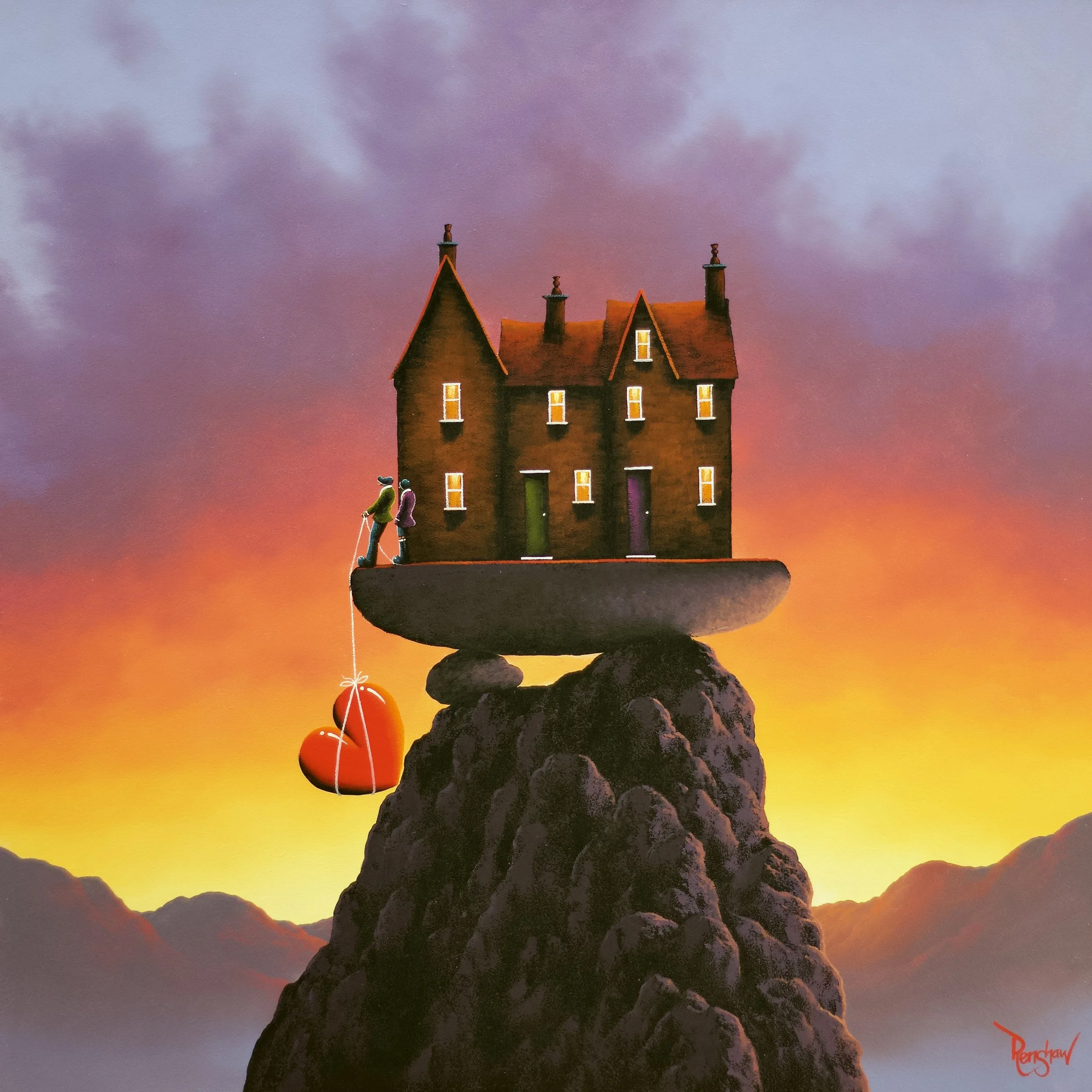 Sunset Skies, Love Vibes - Wyecliffe Galleries