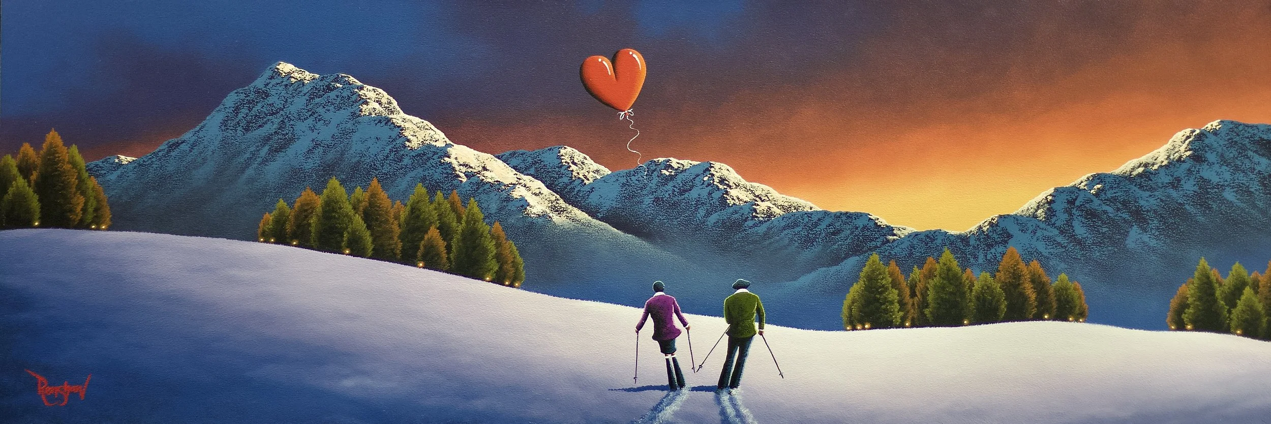 Together Toward Tomorrow - Wyecliffe Galleries - Sold