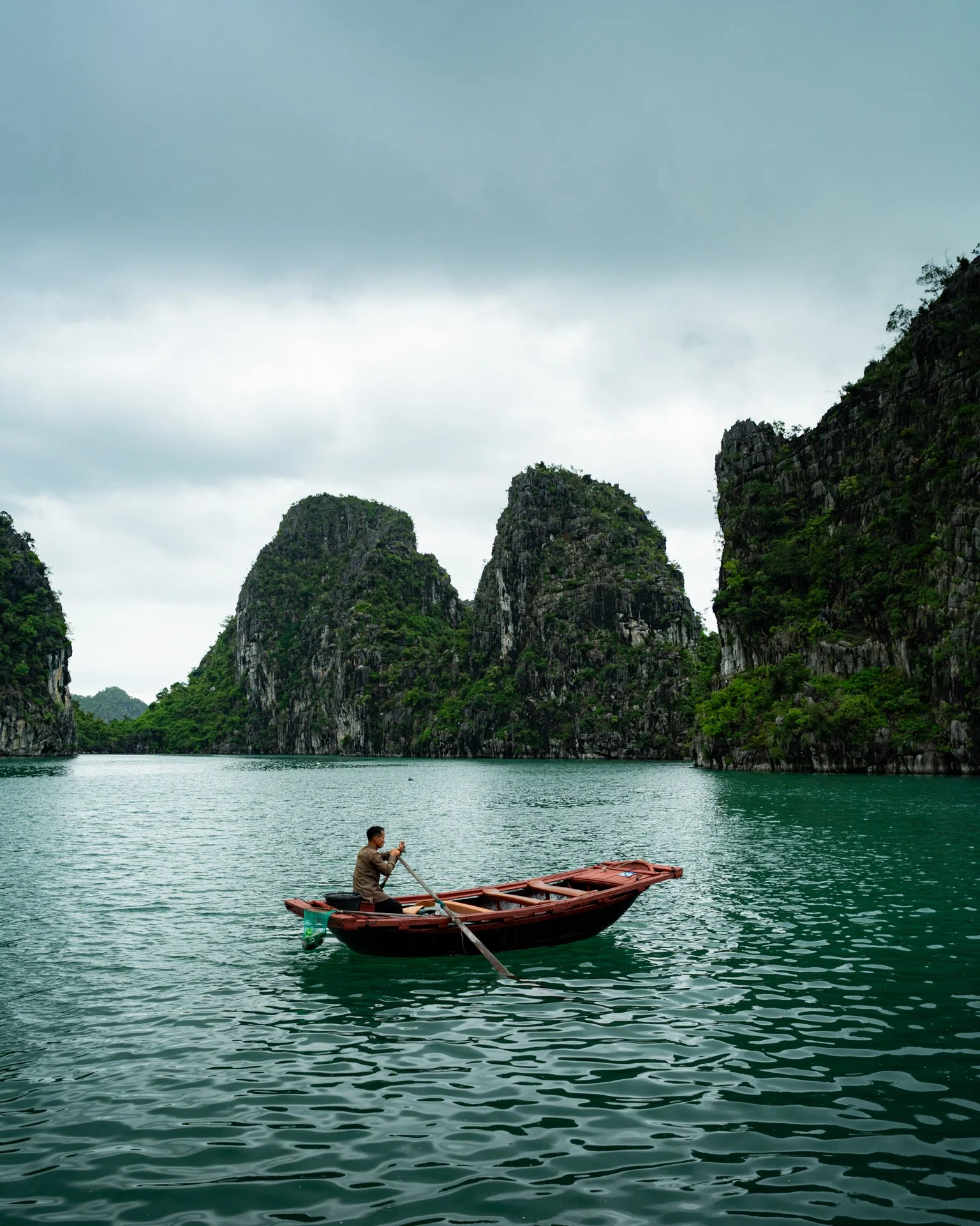 Commuting in a floating village
