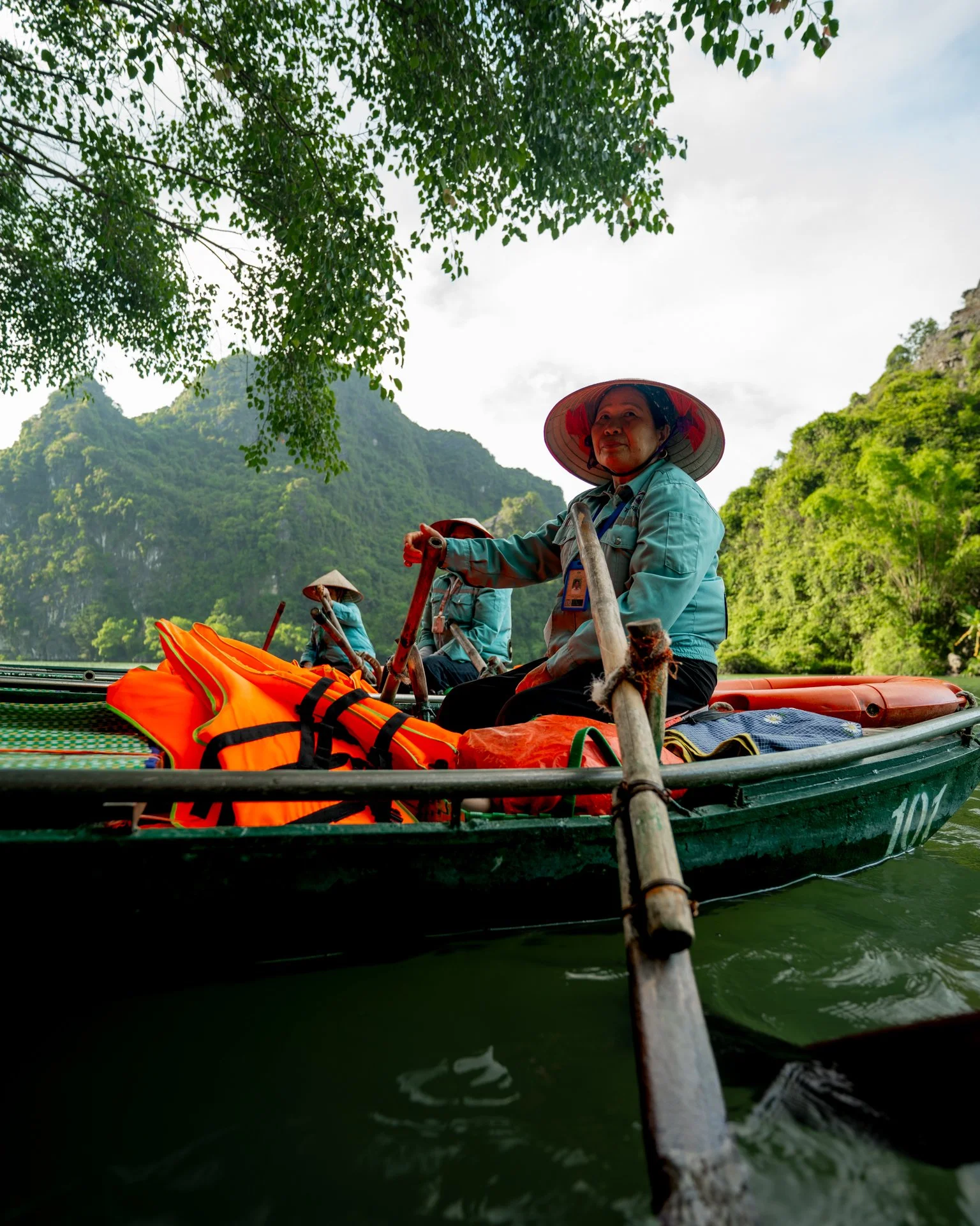 Trang An boats