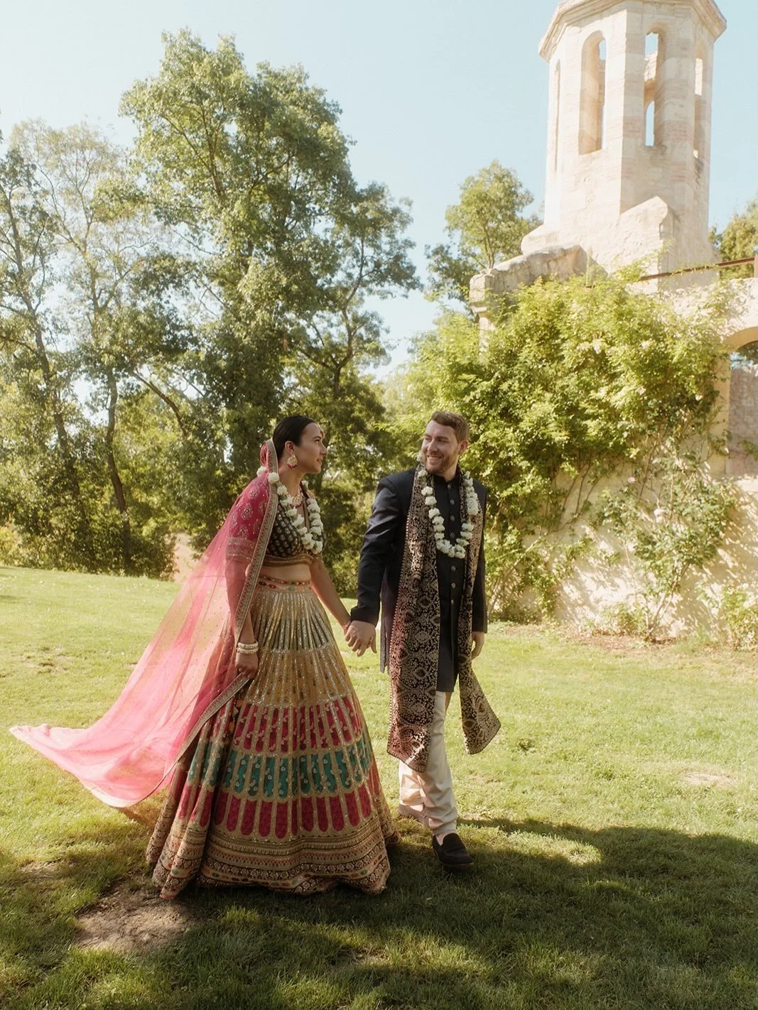 A very meaningful wedding ceremony for Rishika &amp; Lewis

Planning &amp; Styling @beyondthepines_weddings 
Photographers @latophotography 
Wedding assistant @agenceloma 
Venue &amp; Catering @chateau.engalin 
Priest @pandit_shyam_das 
Florals @jung